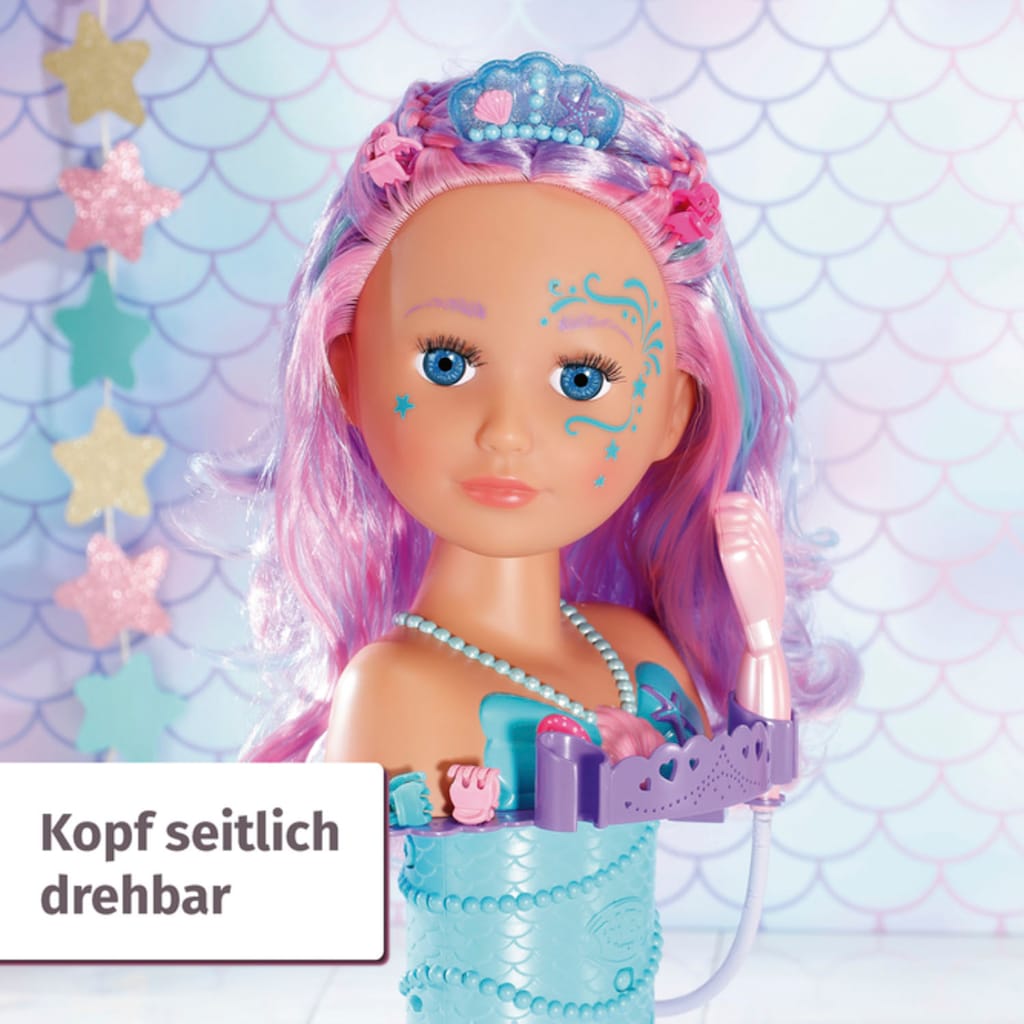 Baby Born Frisier- & Schminkkopf »Sister Styling Head Meerjungfrau«