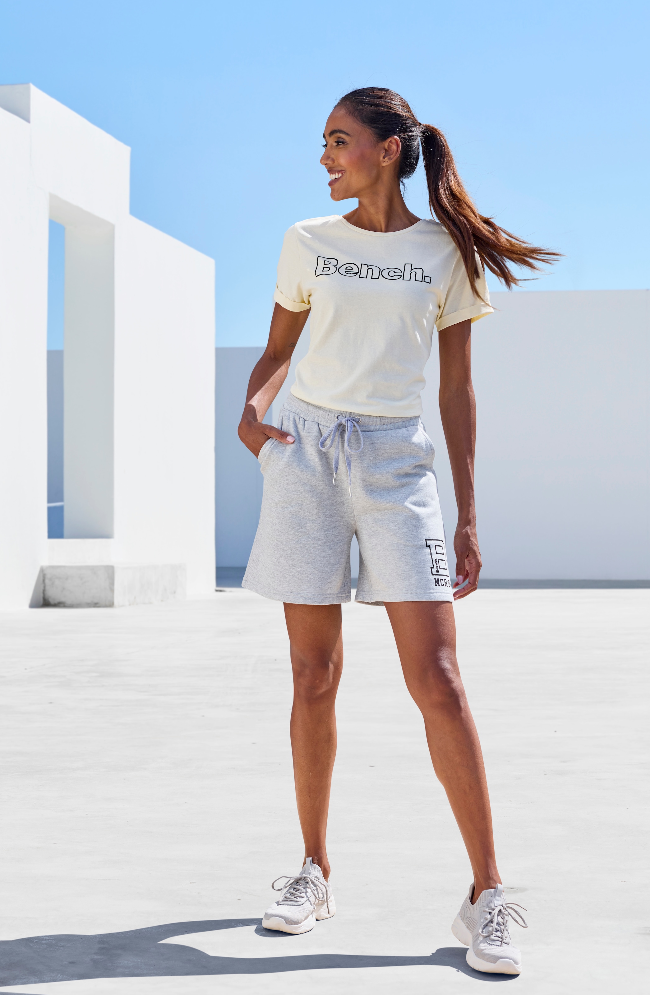 Bench. Loungewear Sweatshorts  in weich angerauter Sweatware, Loungewear