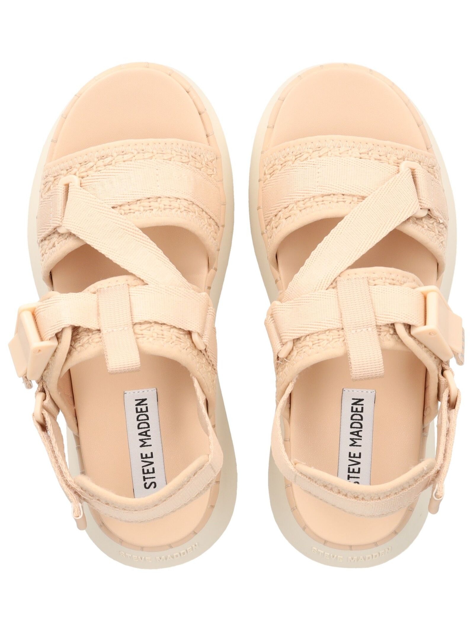 STEVE MADDEN Keilsandalette »STEVE MADDEN Sandalen Lederimitat/Textil«