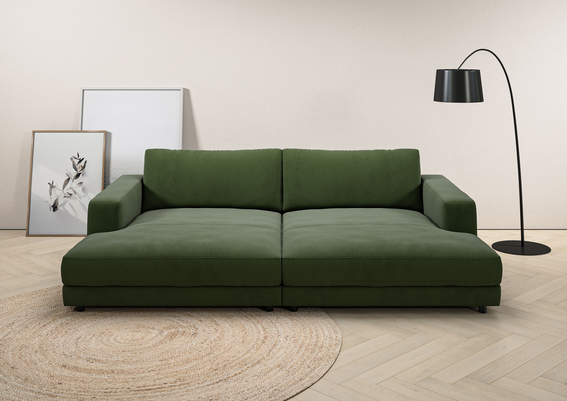 Home affaire Loungesofa »Enisa, B/T/H: 290/170/85 cm« Zeitloses und stylisc günstig online kaufen