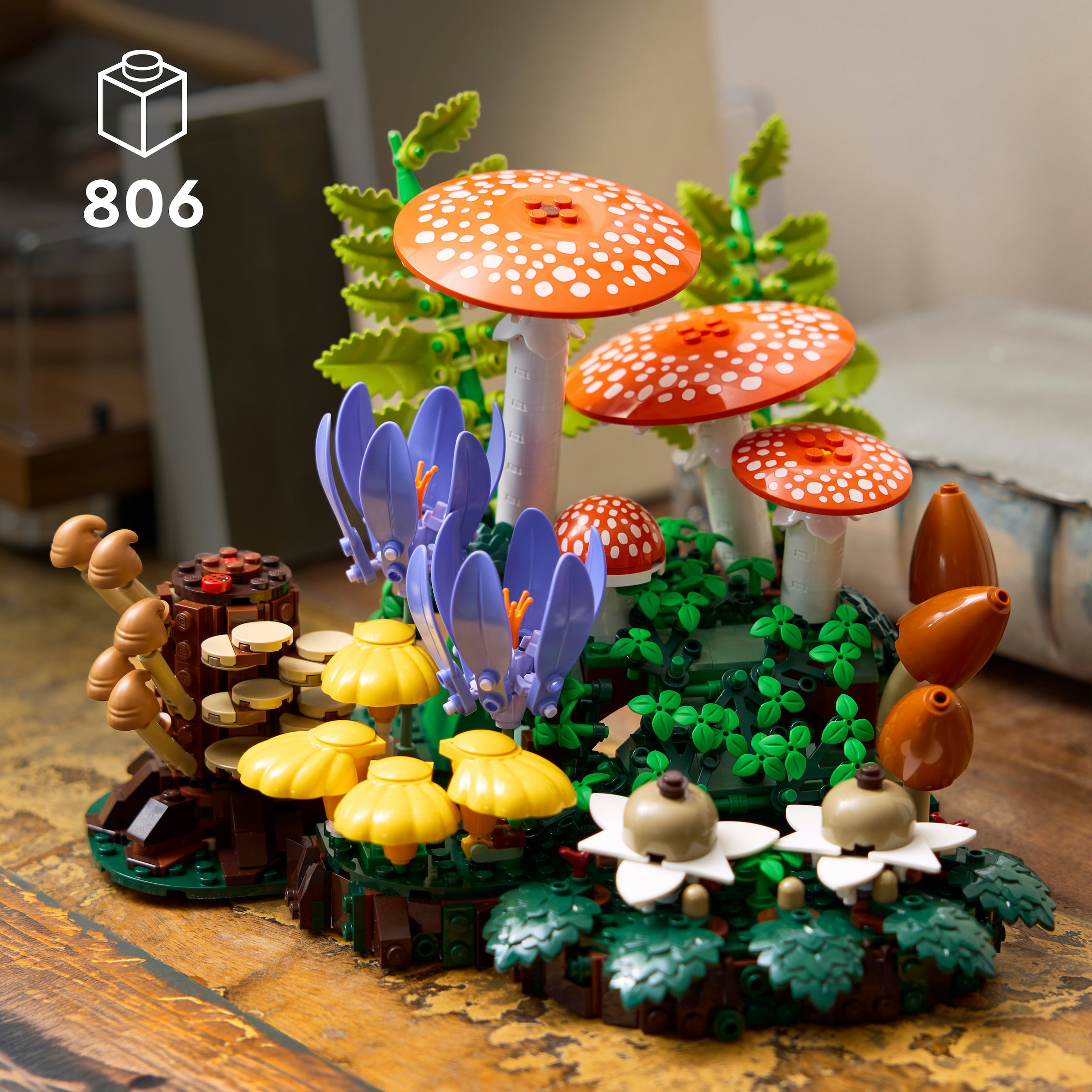 LEGO® Konstruktionsspielsteine »Waldpilze (11505), LEGO Botanicals« Made in Europe