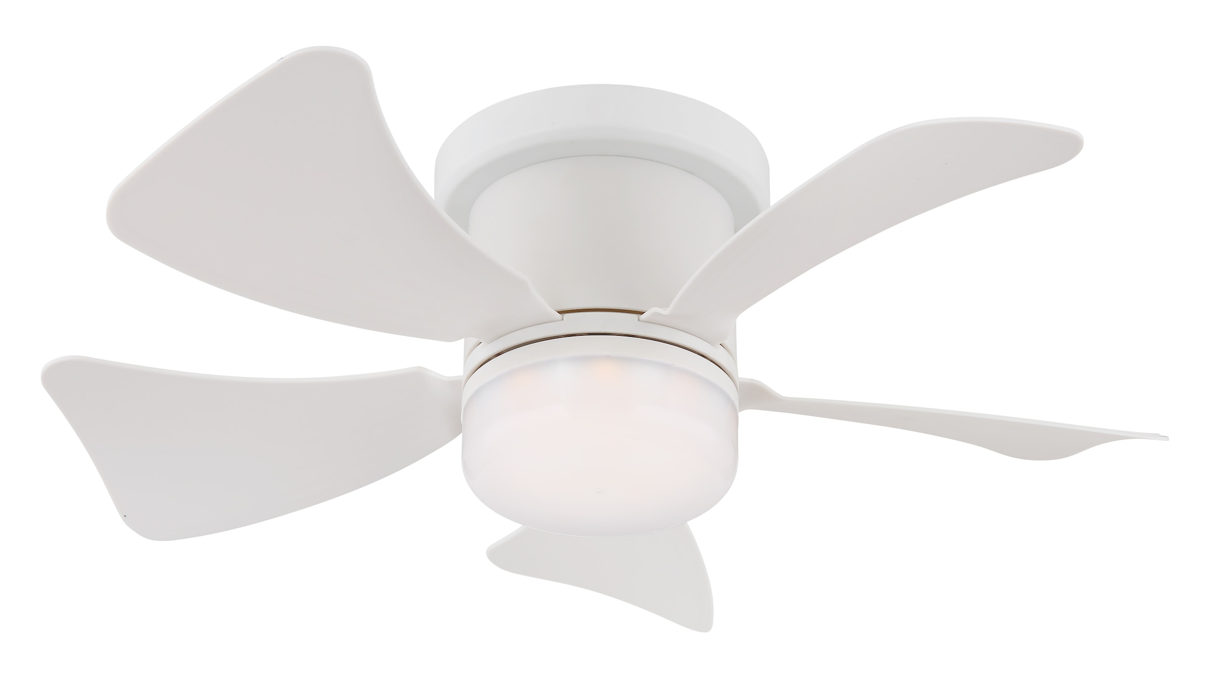 GLOBO LIGHTING Deckenleuchte »HINES« LED-Modul 1 Stk. warmweiß - kaltweiß Ventilator weiß kühlen-heizen Wohnzimmer Schlafzimmer