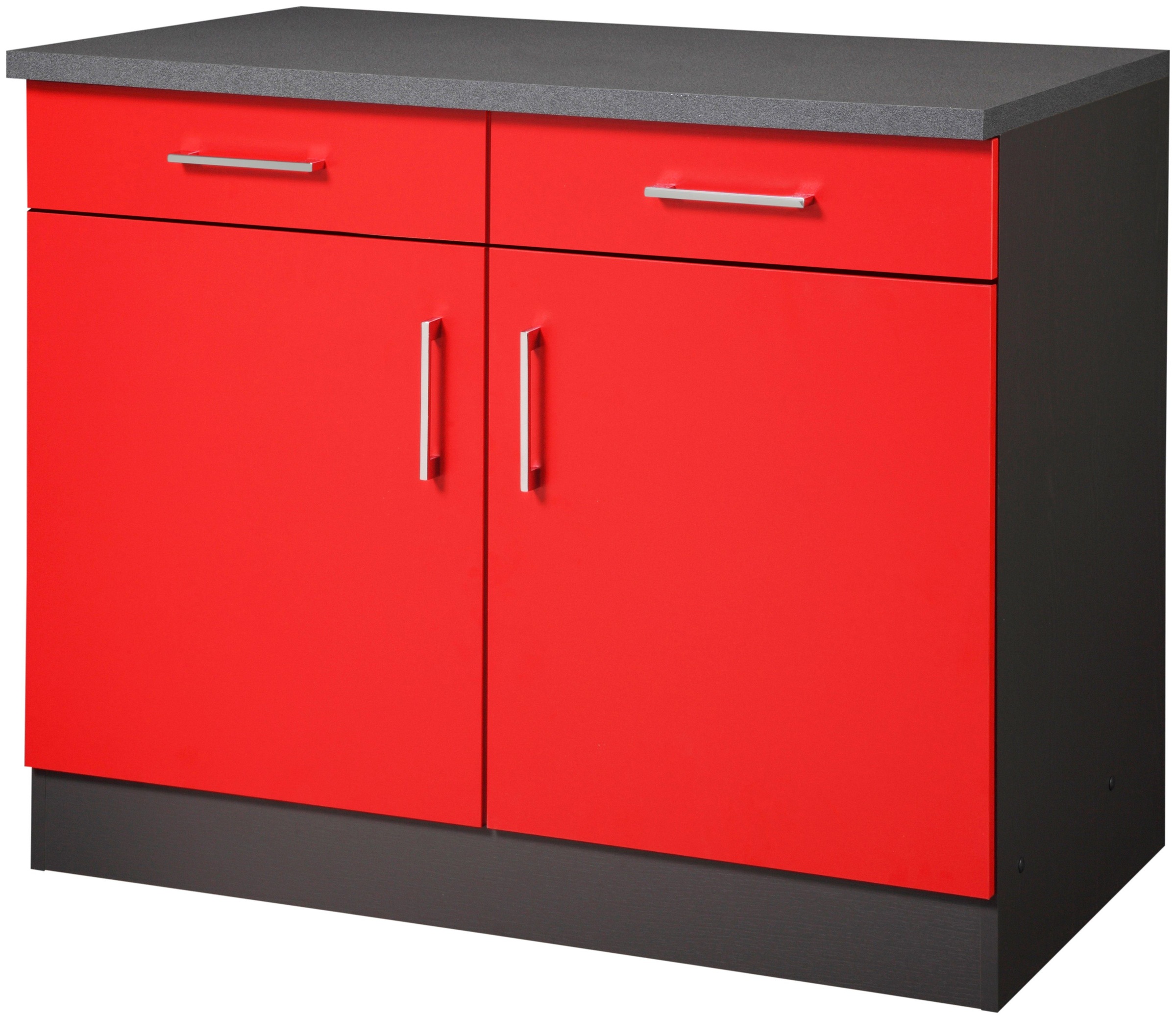 KOCHSTATION Unterschrank "KS-Paris" Breite 100 cm günstig online kaufen