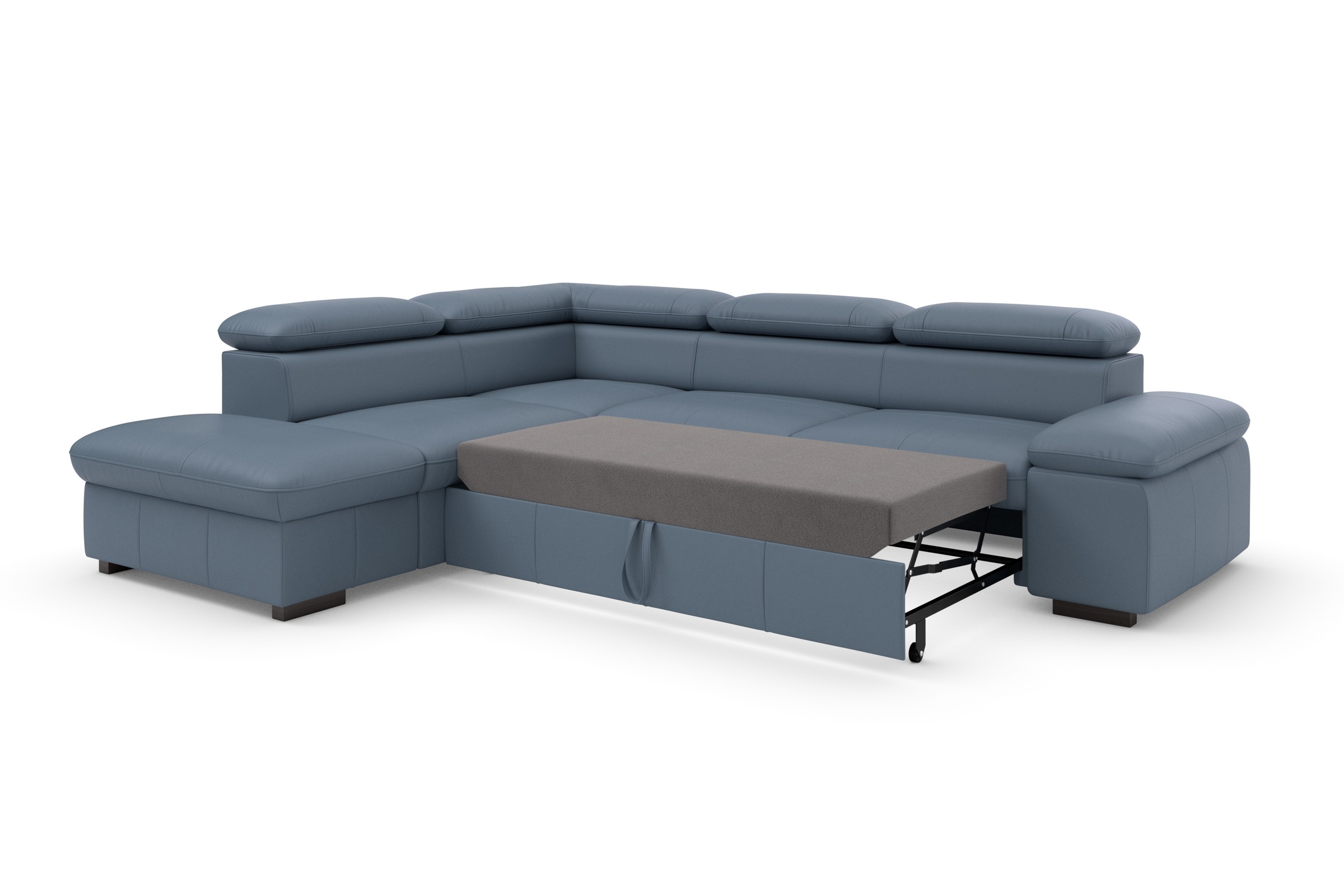 Home affaire Ecksofa »Alberto L-Form«, mit Kopfteilverstellung, wahlweise mit Bettfunktion