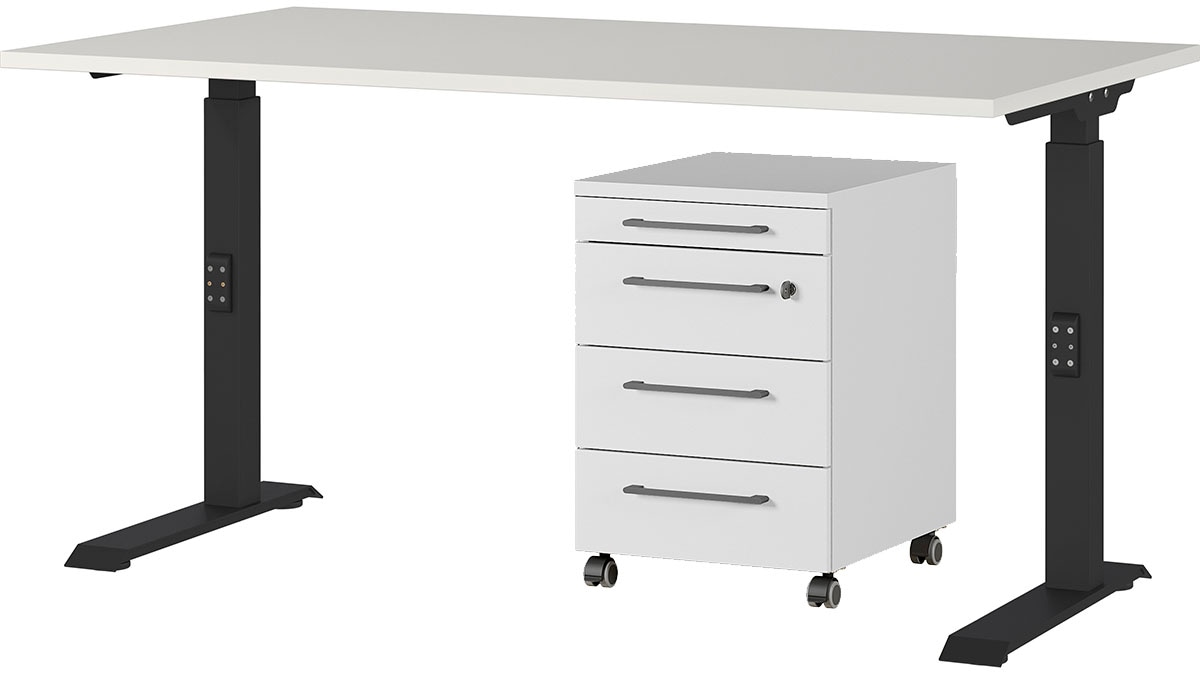 GERMANIA Büromöbel-Set »Agenda« Set bestehend aus höhenverstellbarem Schrei günstig online kaufen
