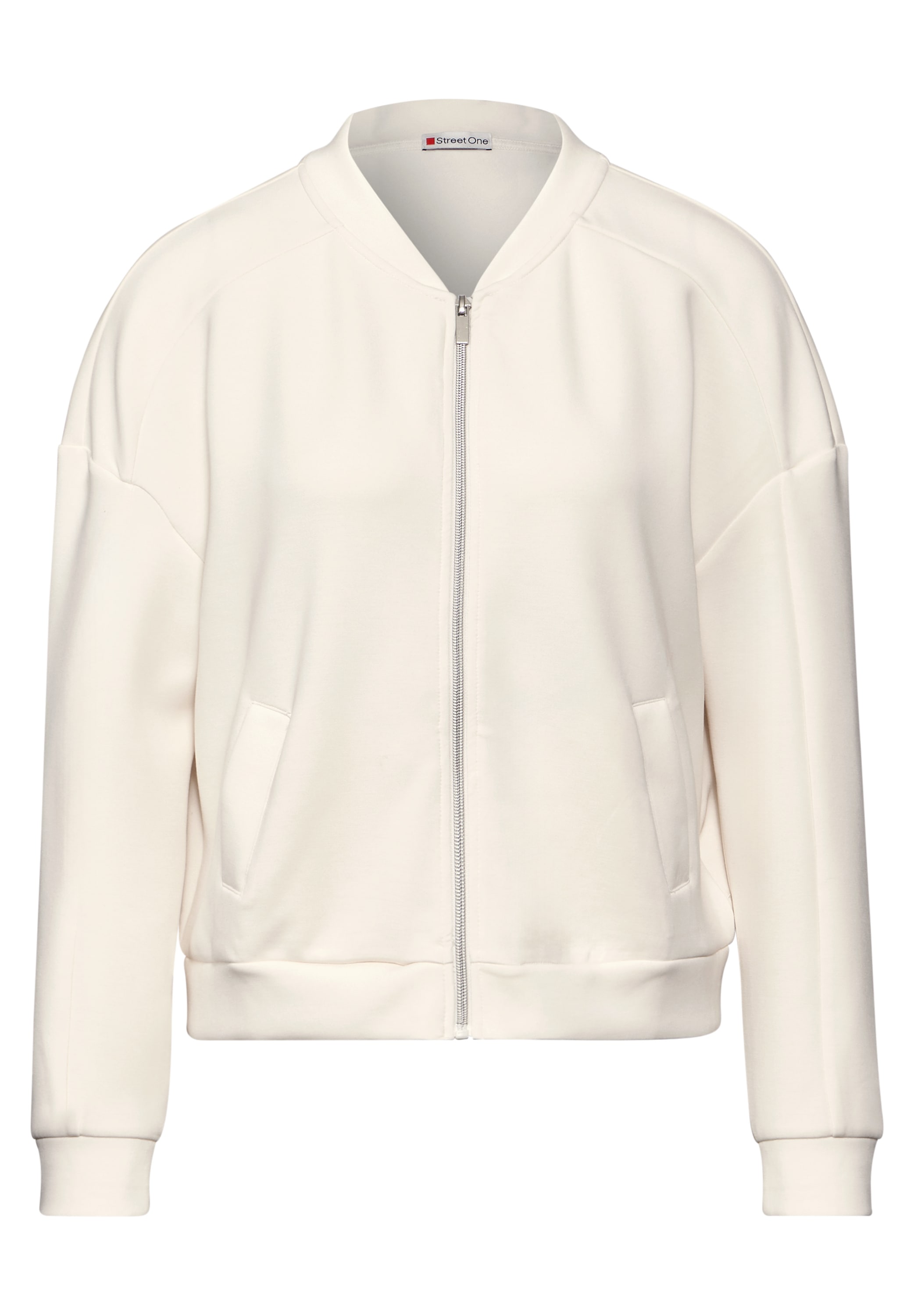 STREET ONE Shirtjacke, im Silk Look, mir Reißverschluss