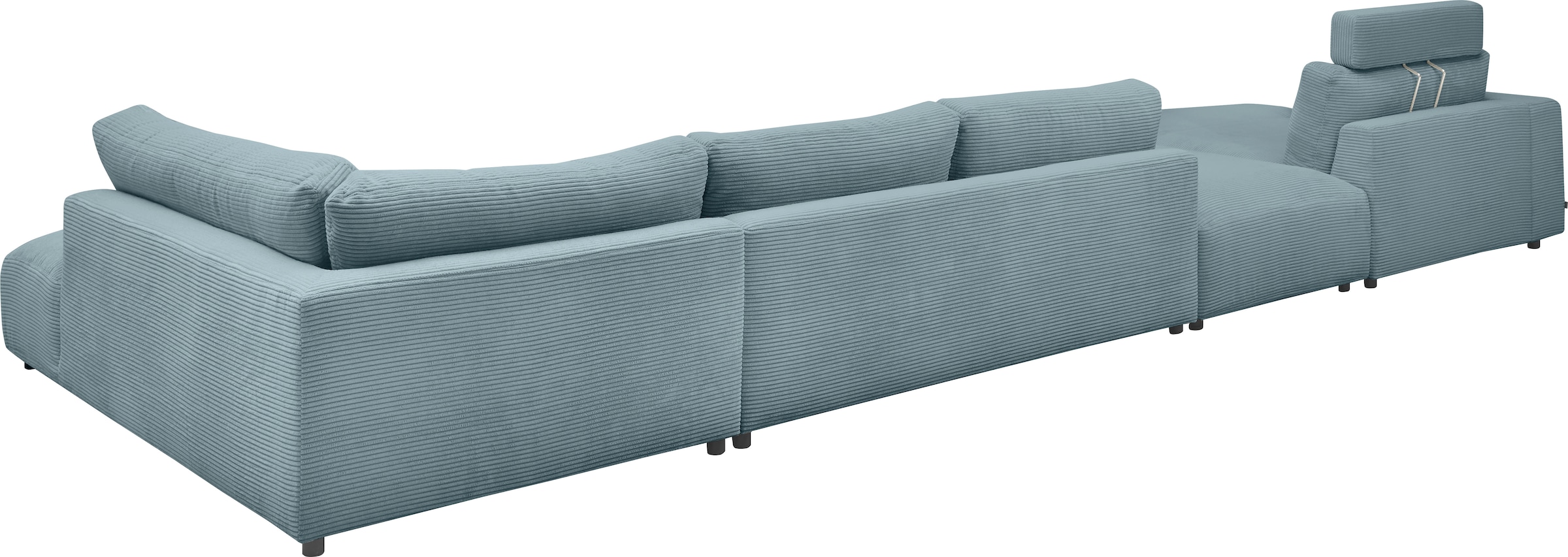 Musterring Wohnlandschaft »Lucia U-Form«, Cord-Bezug, inklusive Kopfstütze, Gesamtbreite 524 cm