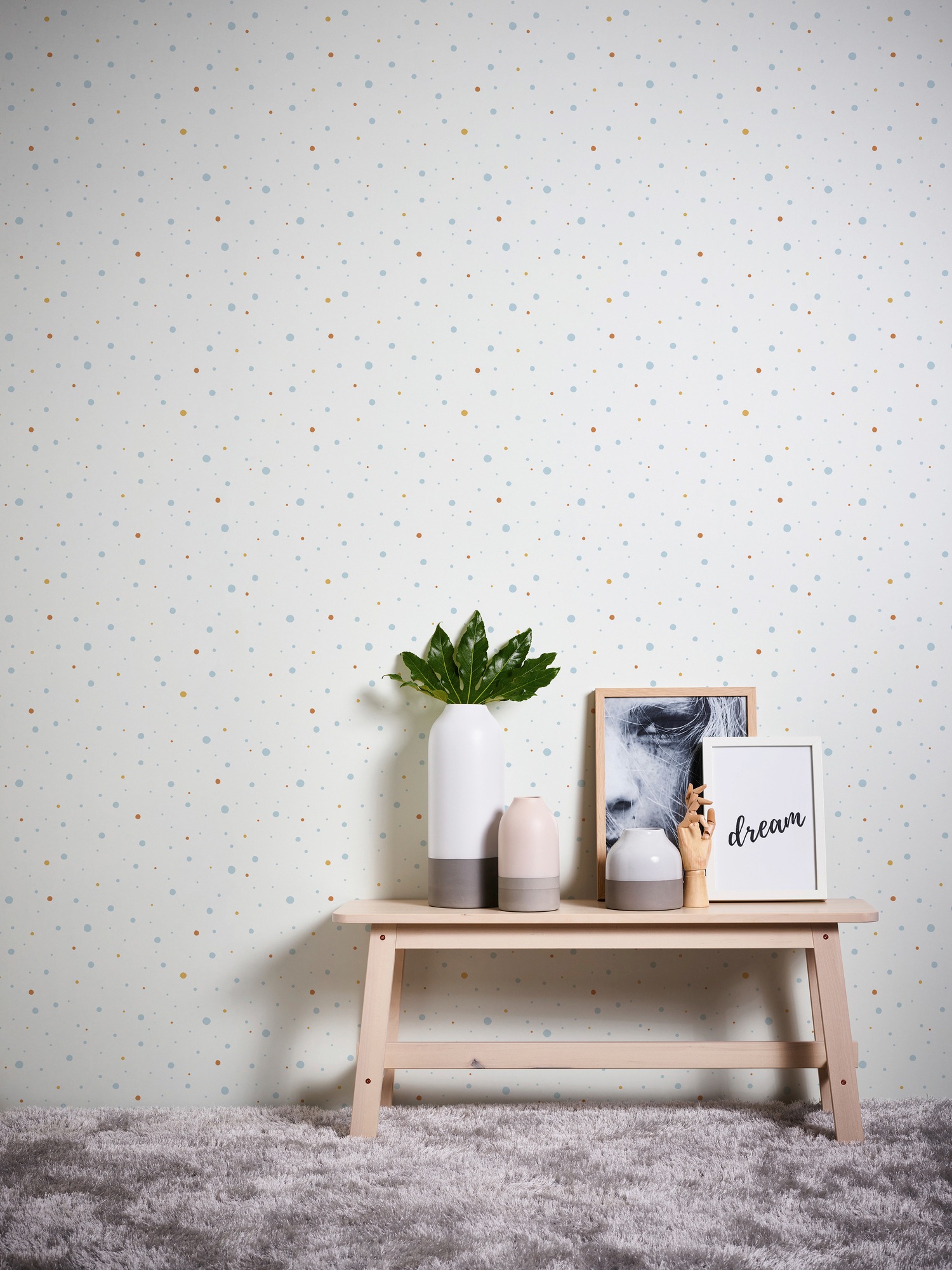 A.S. Création Vliestapete »Little Love« geometrisch   gepunktet   grafisch günstig online kaufen