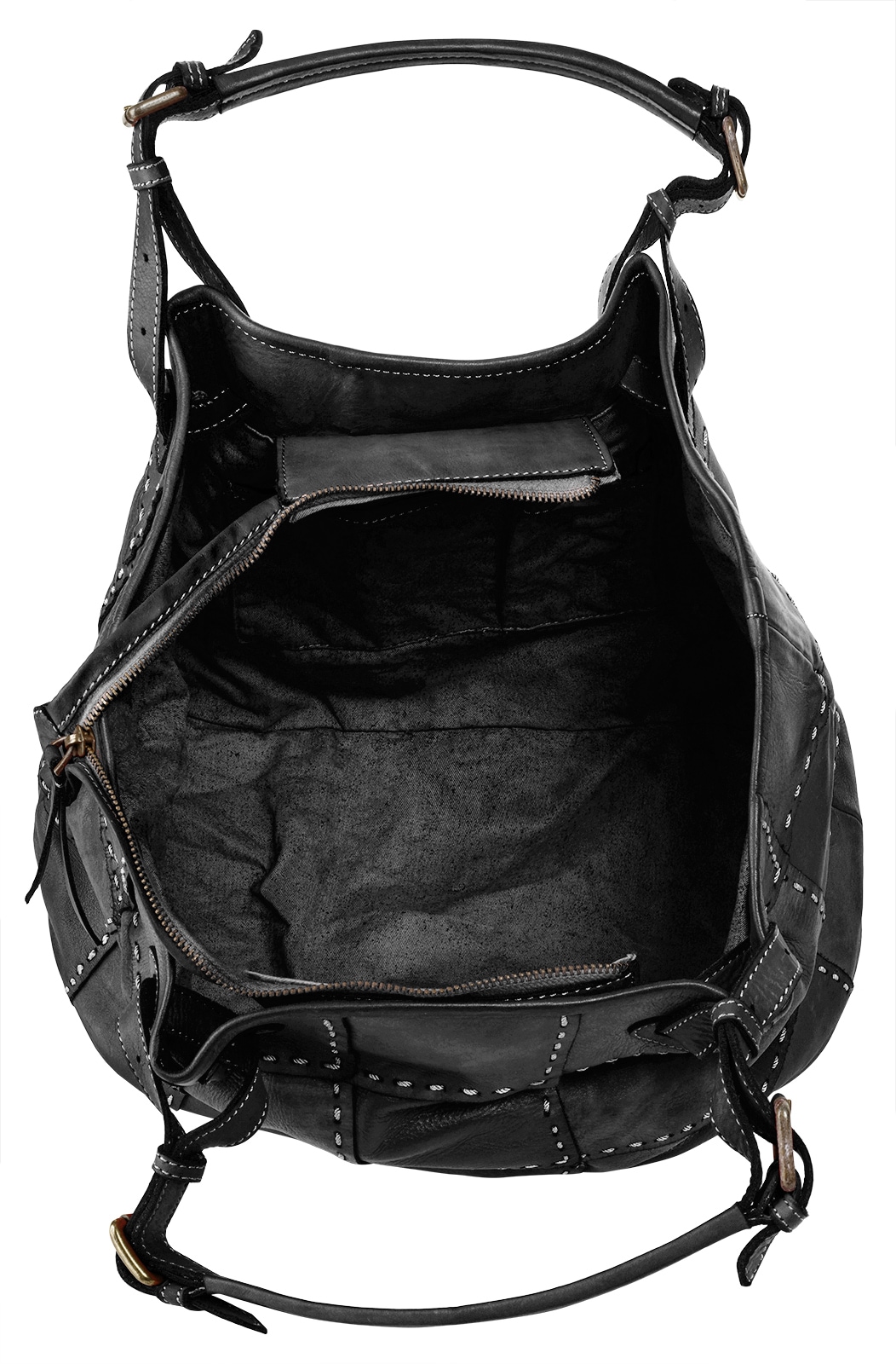Samantha Look Shopper, echt Leder, Made in Italy
