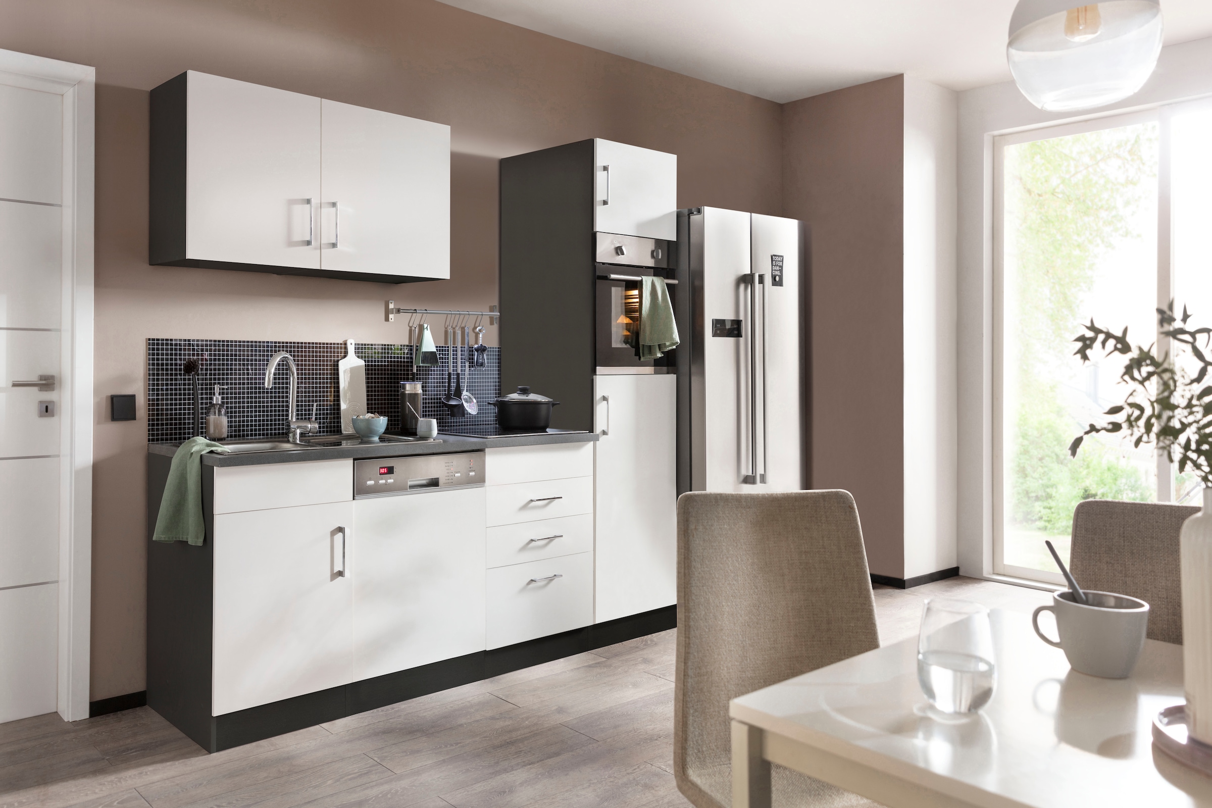 KOCHSTATION Küchenzeile »KS-Paris – Küchen mit einzigartigen Fotomotiven au günstig online kaufen