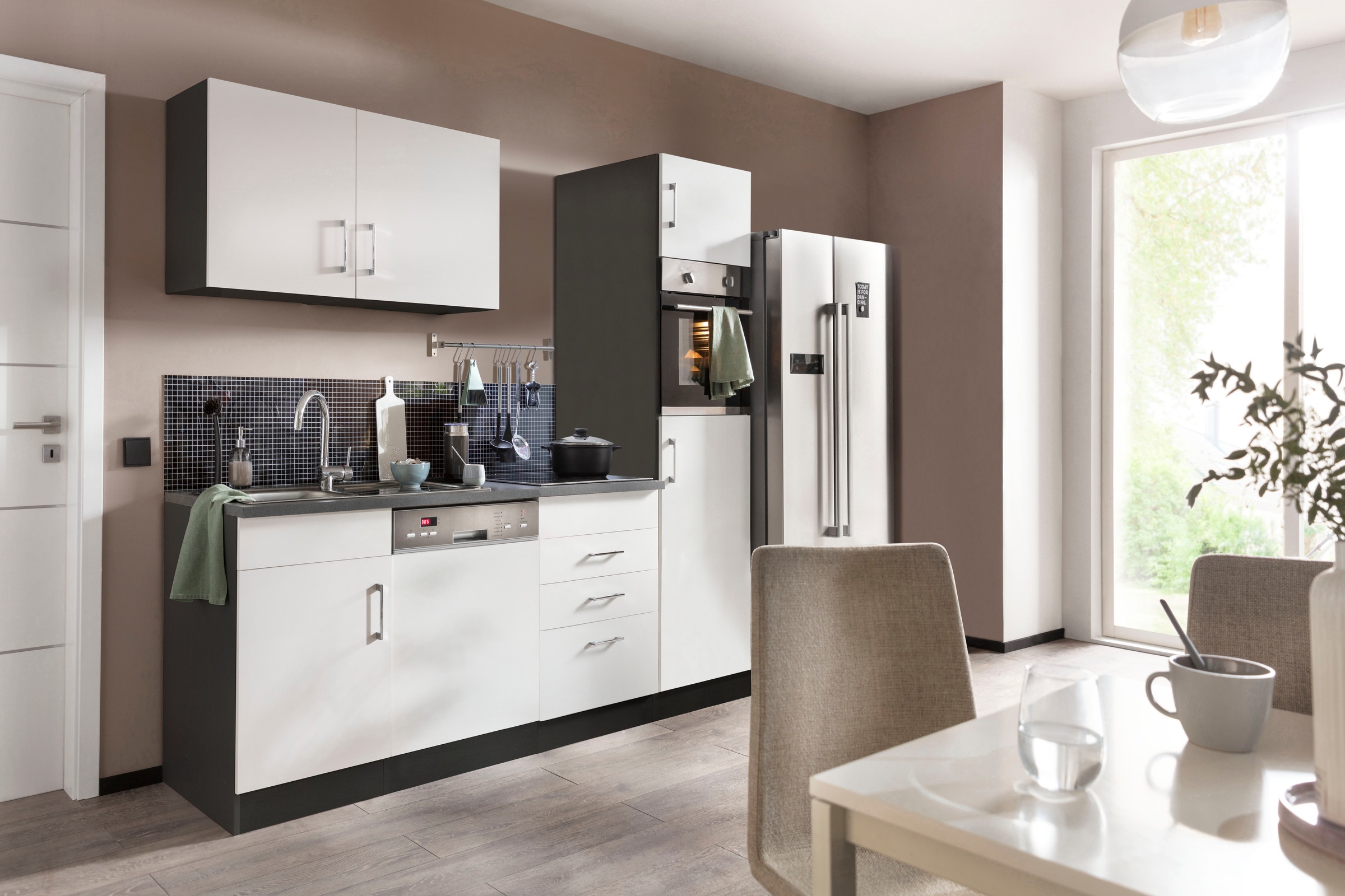 KOCHSTATION Küchenzeile »KS-Paris – Küchen mit einzigartigen Fotomotiven au günstig online kaufen