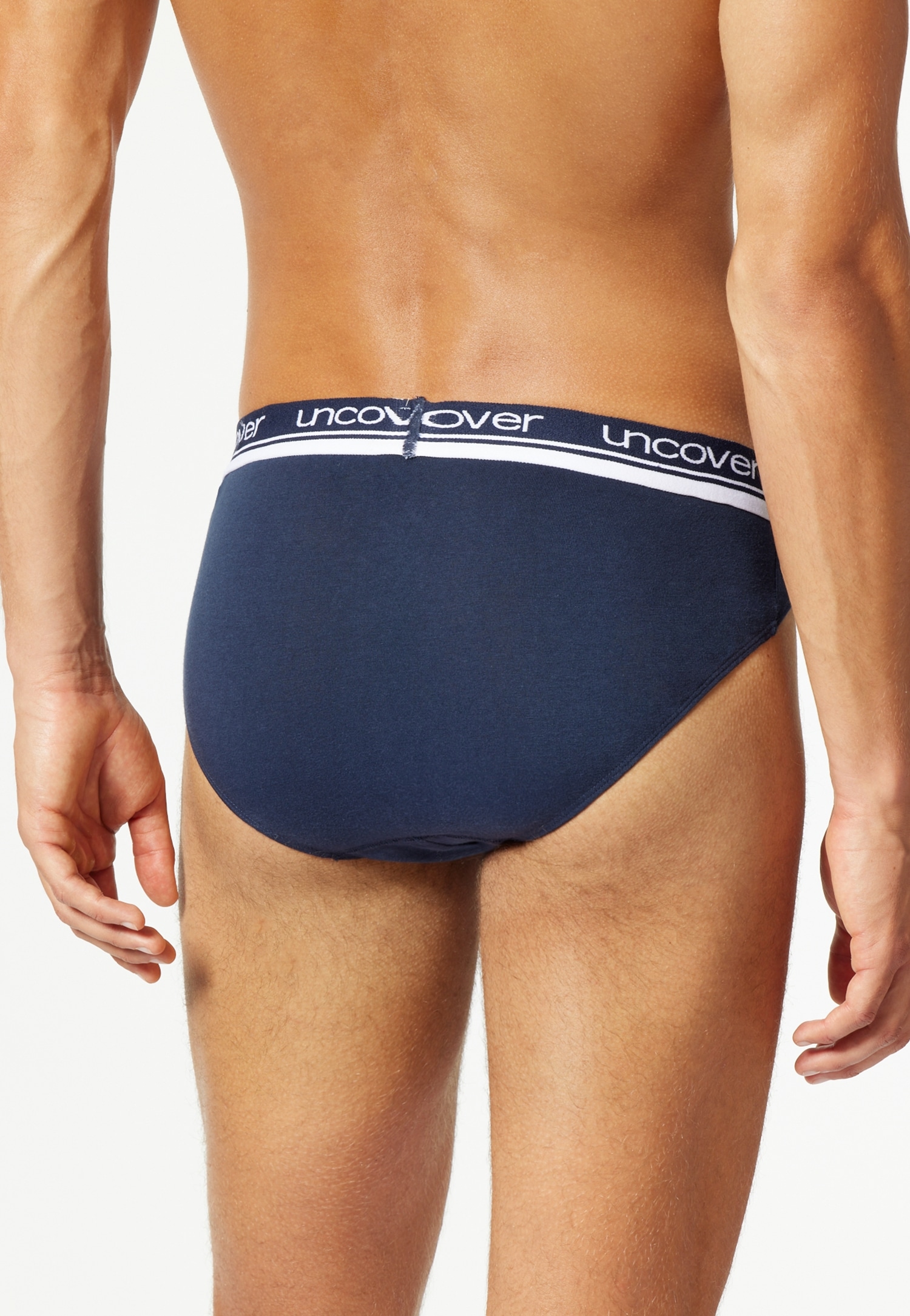 uncover by SCHIESSER Rioslip »Uncover Cotton« 3er Pack,  elastisch, sportlicher-Look, ohne Eingriff, Logo-Bund