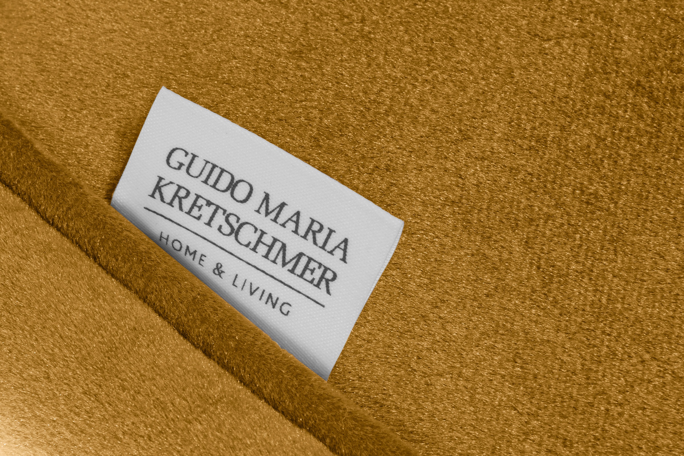 Guido Maria Kretschmer Home&Living Sessel »Sallito«, incl. Hocker, in 6 Bezugsqualitäten, Sessel B/T/H: 76/85/109 cm