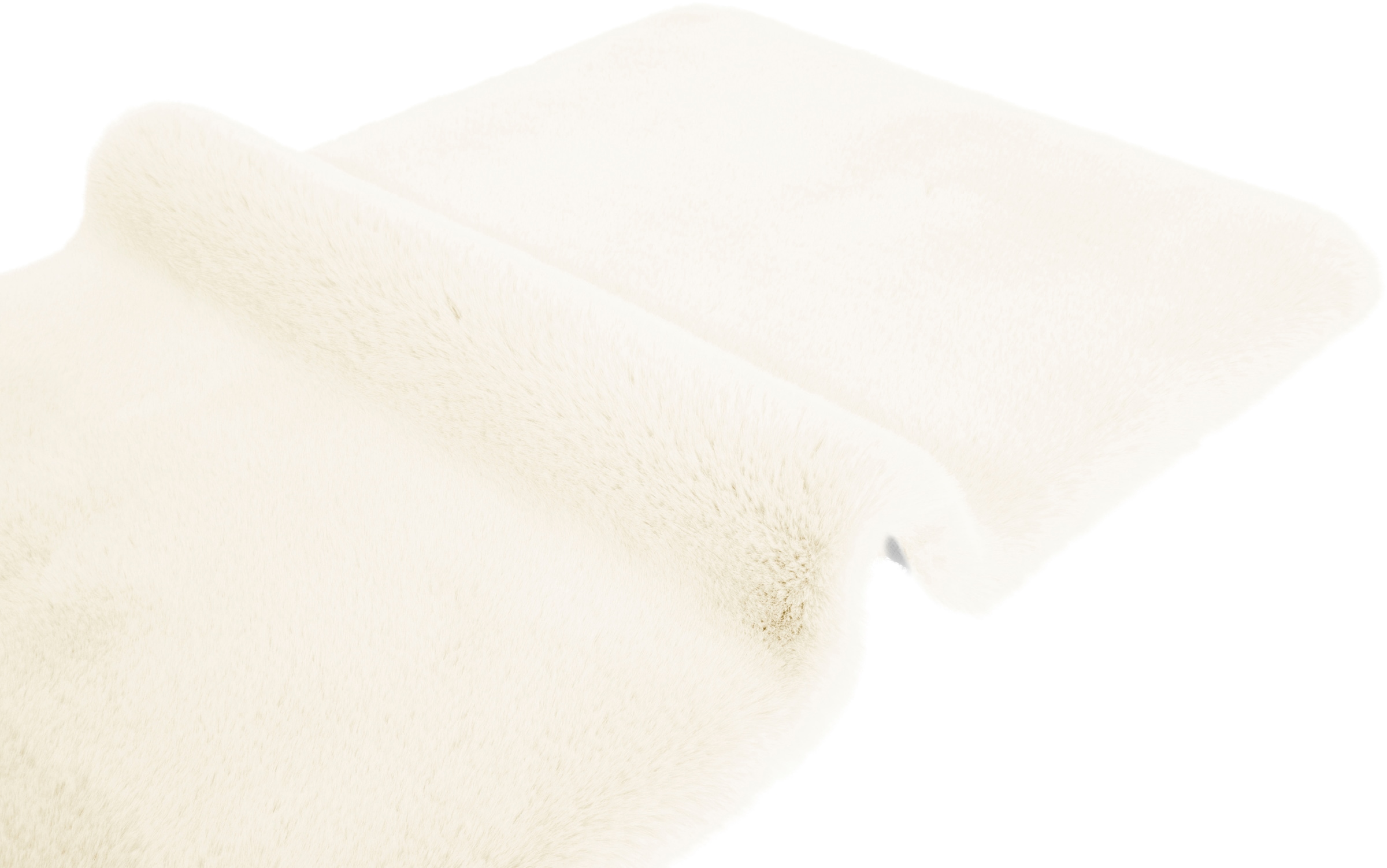 my home Badematte »Rabbit Badematten, Badvorleger, Badezimmer Teppich«, rutschhemmend beschichtet, strapazierfähig-fußbodenheizungsgeeignet-schnell trocknend, Kaninchenfell-Haptik, Badteppich, rechteckig, rund & als 3-tlg. Set