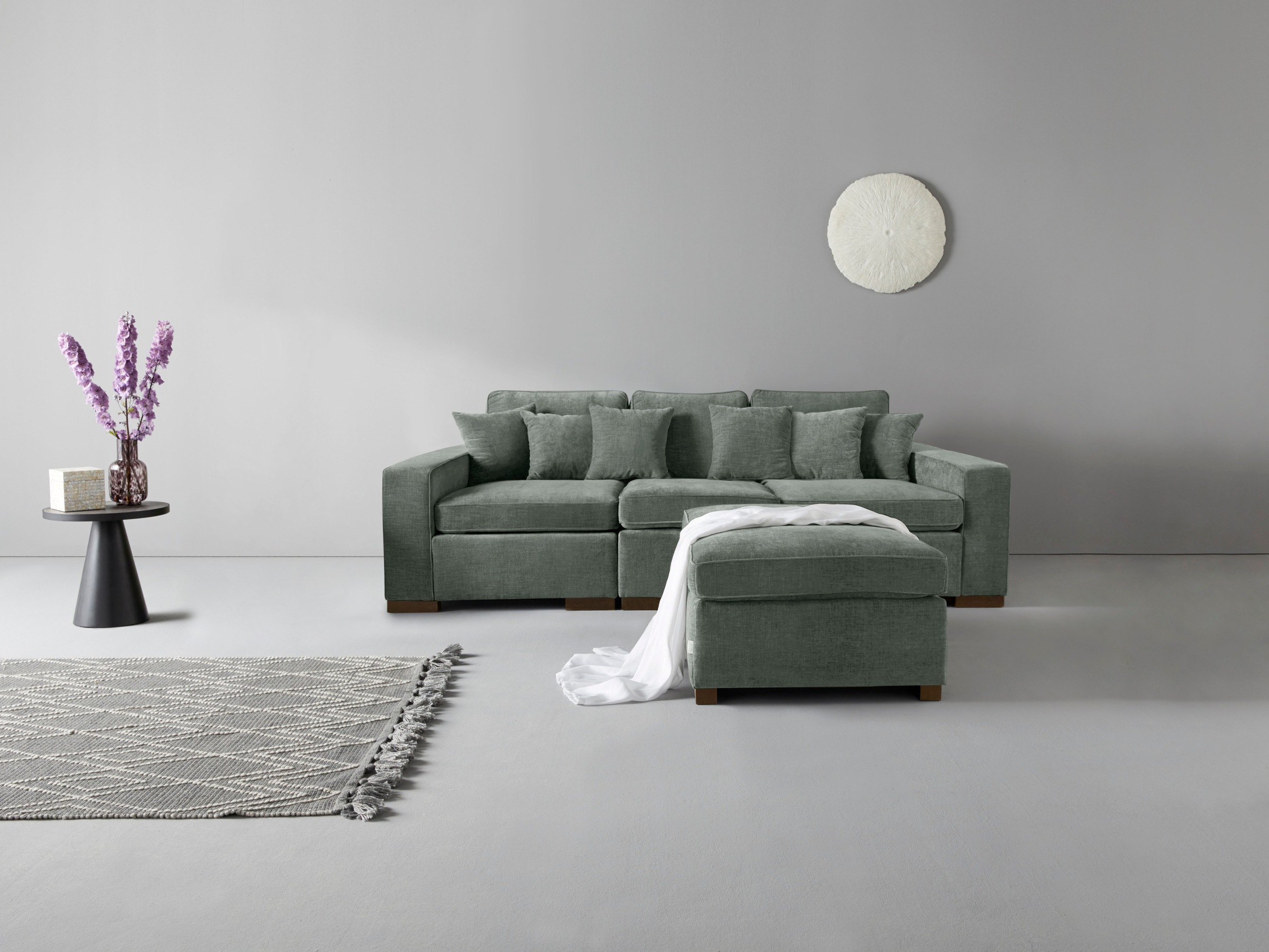 Guido Maria Kretschmer Home&Living 3-Sitzer »Skara«, Lounge-Sofa mit Federkernpolsterung, in vielen Bezugsvarianten