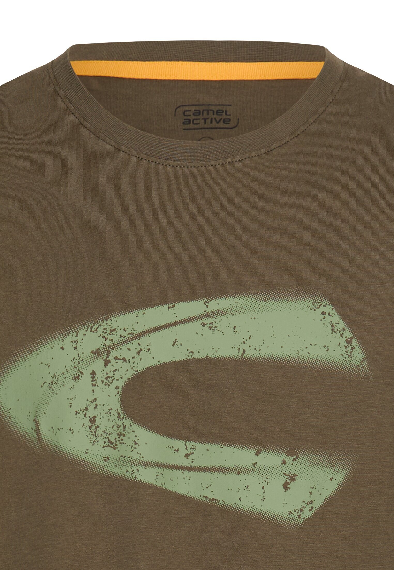 camel active Kurzarmshirt Sommershirt mit Logoprint
