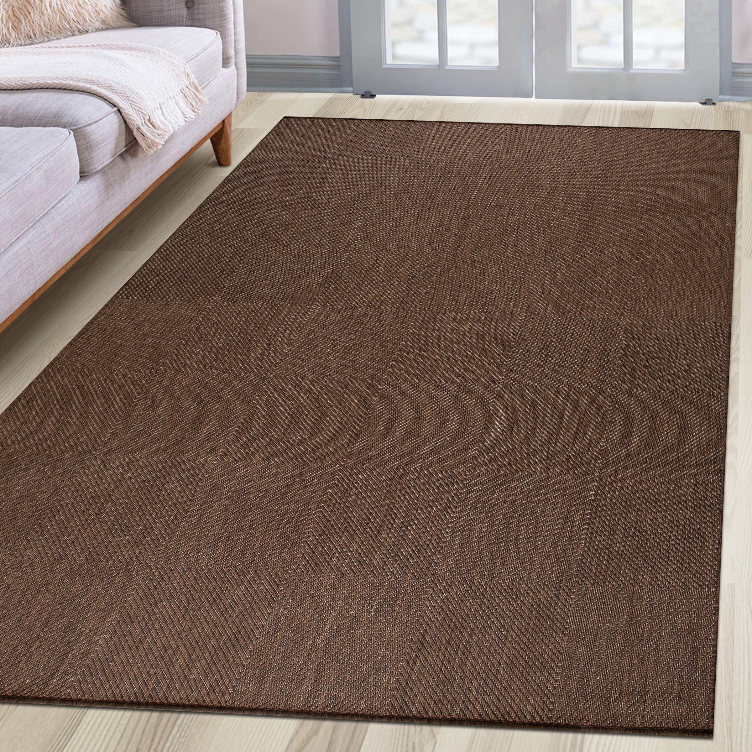 my home Teppich »Anna, auch als Läufer erhältlich«, rechteckig, 3 mm Höhe, In- und Outdoor geeignet, Sisal-Optik, Wetterfest & UV-beständig
