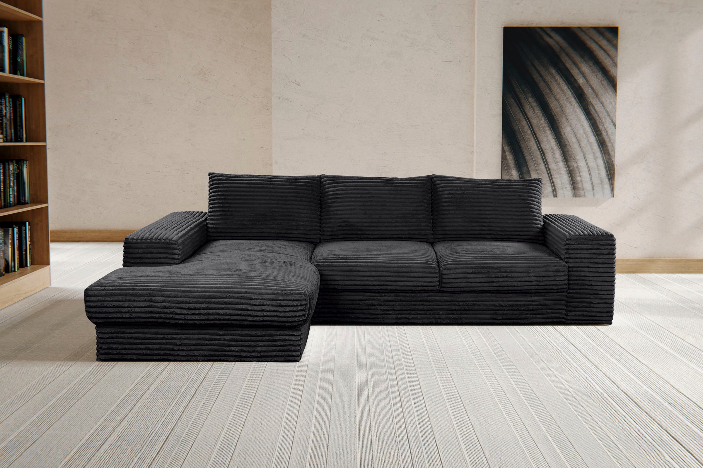WERK2 Ecksofa »Rozzana Design Ecksofa mit hohem Komfort, zeitlos & elegant, günstig online kaufen