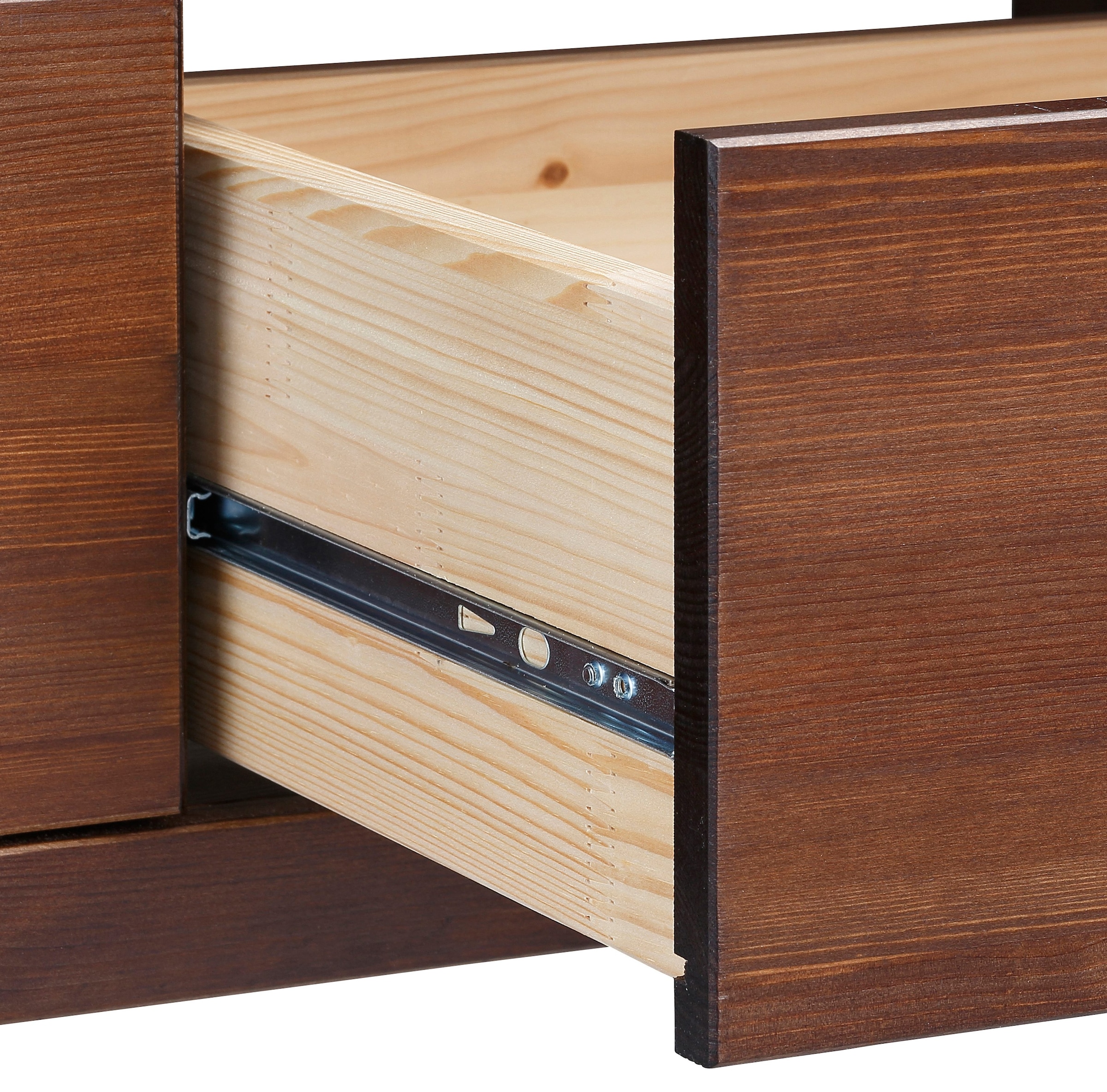 Home affaire TV-Board »Gotland«, Breite 147 cm, mit Schubladen und offenen Fächern, Massivholz, FSC®