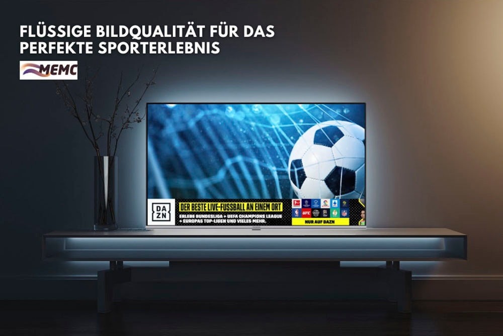 Hanseatic QLED-Fernseher, 139 cm/55 Zoll, 4K Ultra HD, Android TV-Smart-TV