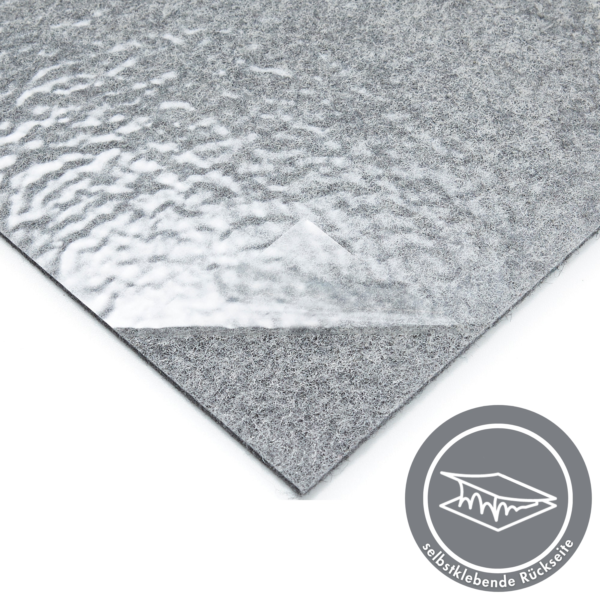 Andiamo Teppichfliese »Skandi, selbstklebend«, rechteckig, 4 mm Höhe, 40x40 cm, 25 Stück (4 qm), 50 Stück (8 qm) oder 100 Stück (16 qm)
