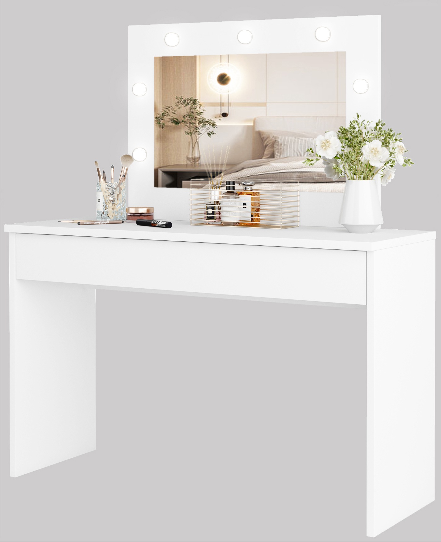 Home affaire Schminktisch »Eva, Frisiertisch Kosmetiktisch 1 Schublade«, (F günstig online kaufen