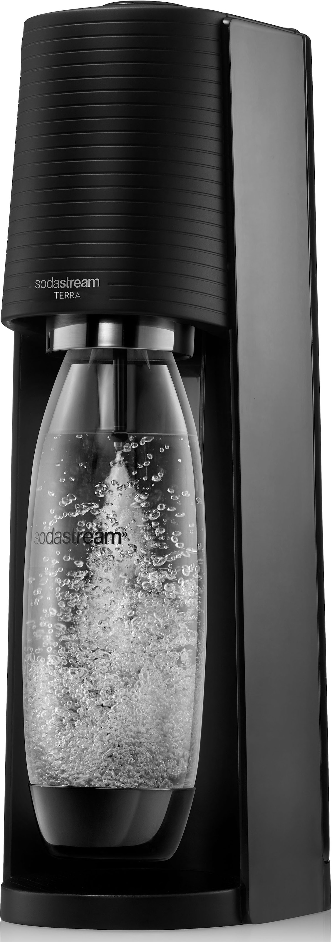 SodaStream Wassersprudler »TERRA«, inkl. 1x CO2-Zylinder CQC, 1x 1L spülmaschinenfeste Kunststoff-Flasche