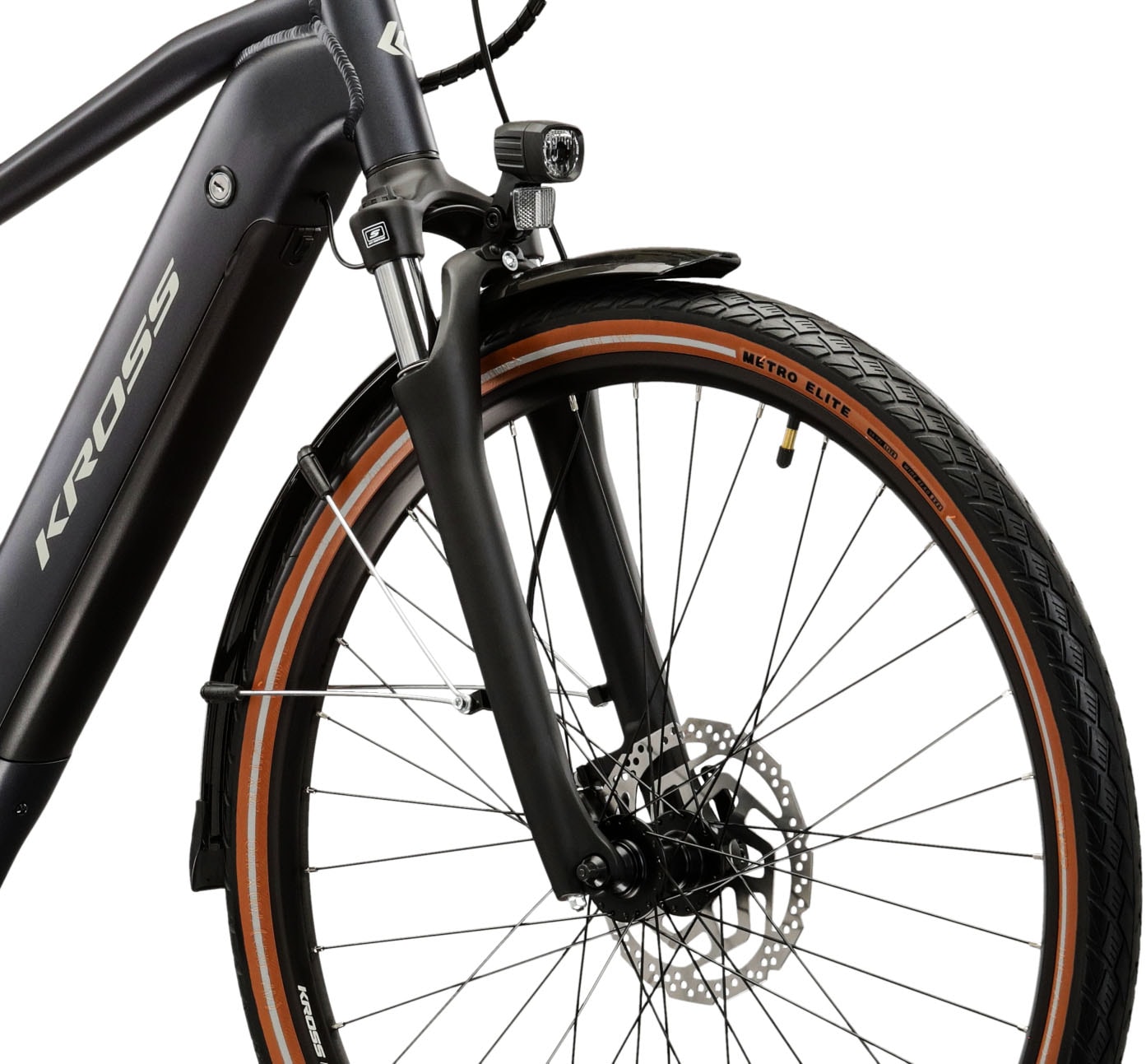Kross E-Bike »E-Trekkingbike Herren Trans Hybrid 1.0 28" graphitgrau 8 Gänge«, 8 Gang, Shimano, ACERA M3020, Heckmotor 250 W