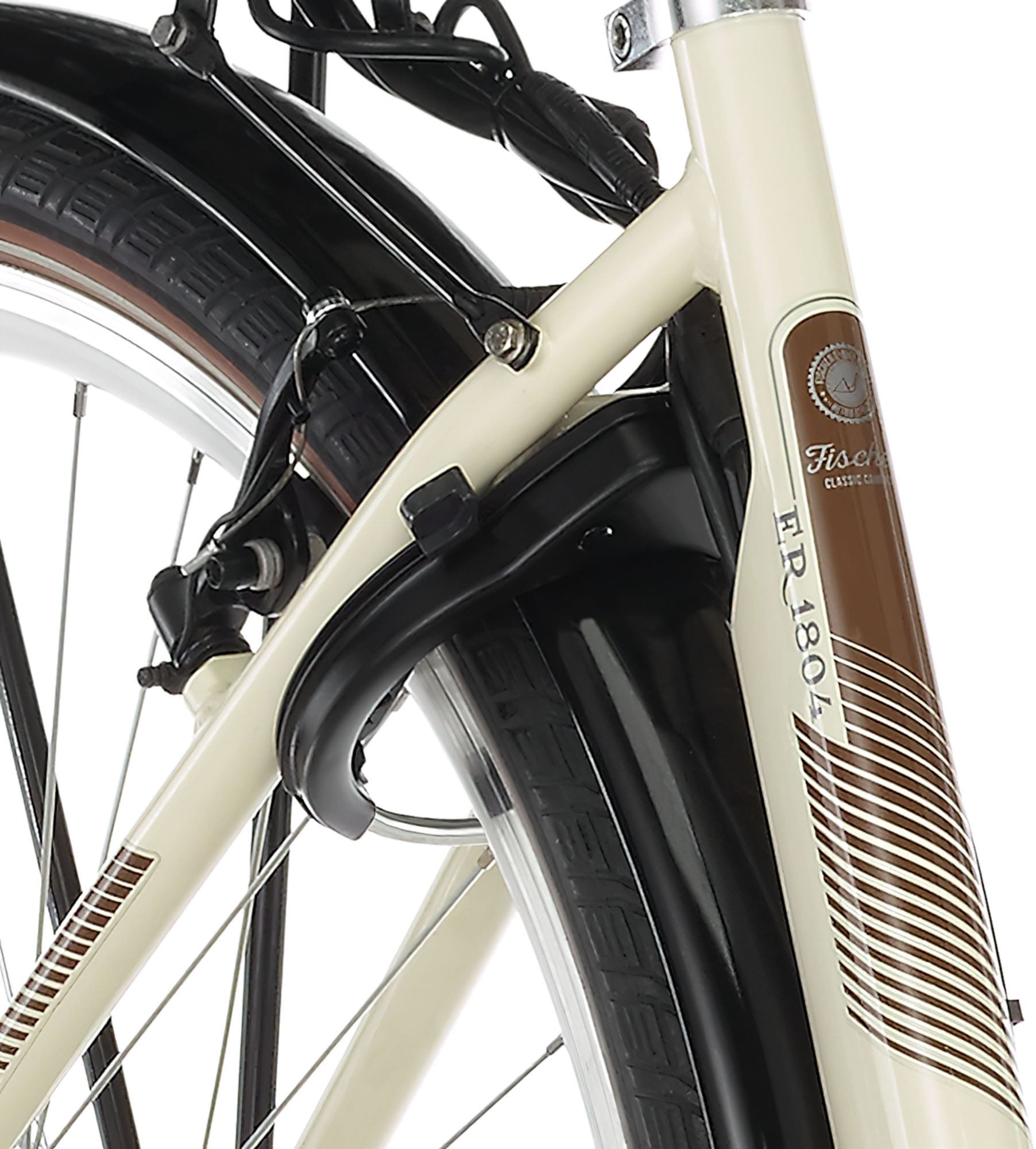FISCHER Fahrrad E-Bike »CITA ER 1804 418 48«, 3 Gang, Shimano, Nexus, Frontmotor 250 W, (Schloss), Pedelec, Elektrofahrrad für Damen u. Herren