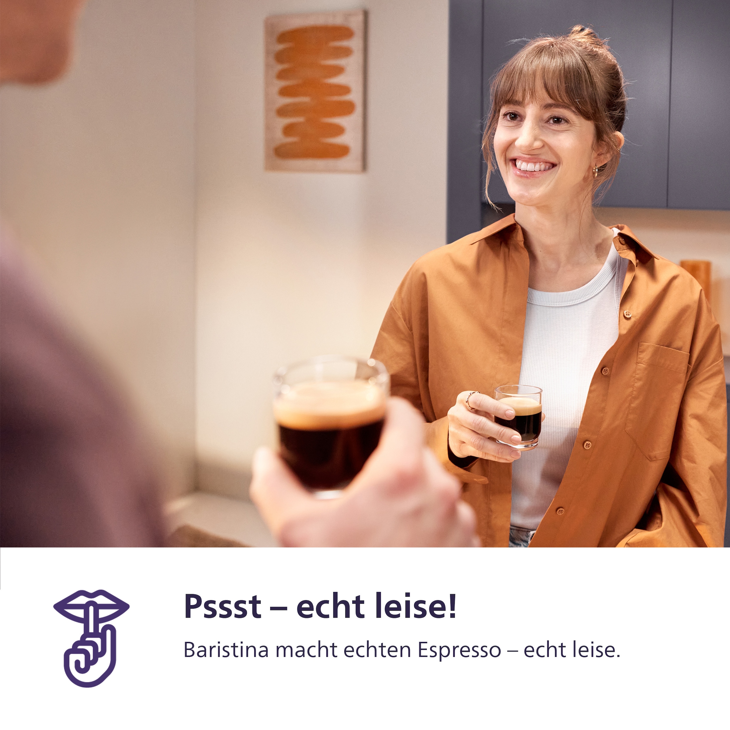 PHILIPS baristina Espressomaschine »BAR303/60 mit Mahlwerk für ganze Bohnen, Milchaufschäumer inkl.«, 16 bar Pumpendruck, Schwarzgrau