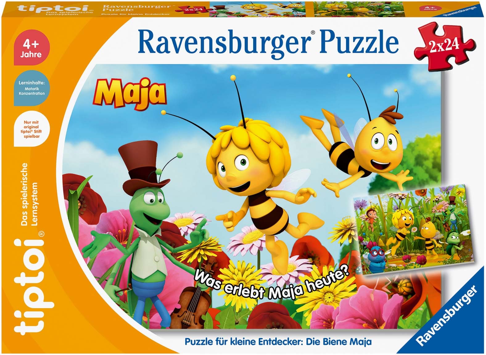 Ravensburger Puzzle »tiptoi® Puzzle für kleine Entdecker: Die Biene Maja«, Made in Europe