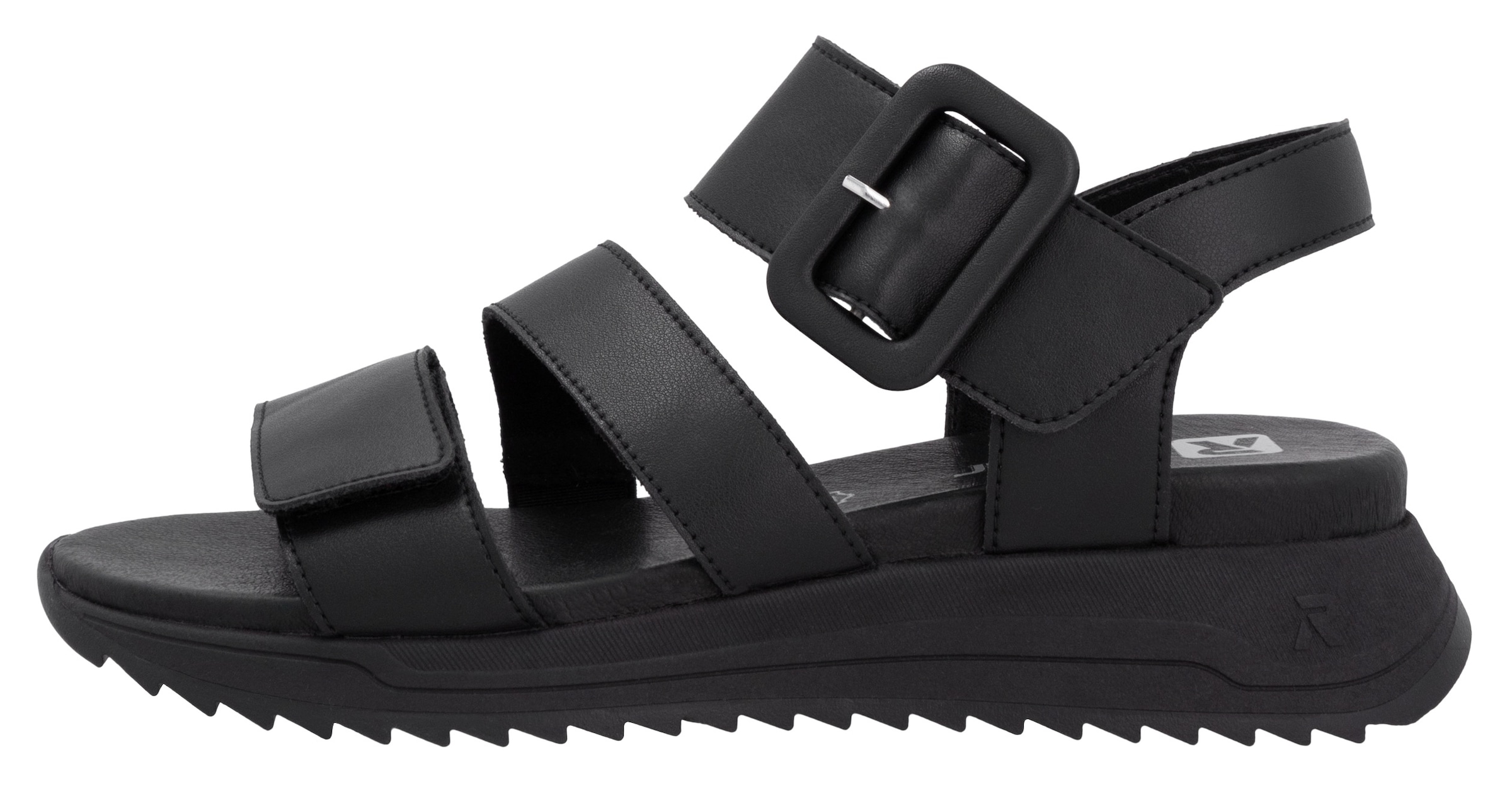 RIEKER Sport Riemchensandale, Sommerschuh, Klettschuh, Outdoorsandale mit weichem Fußbett