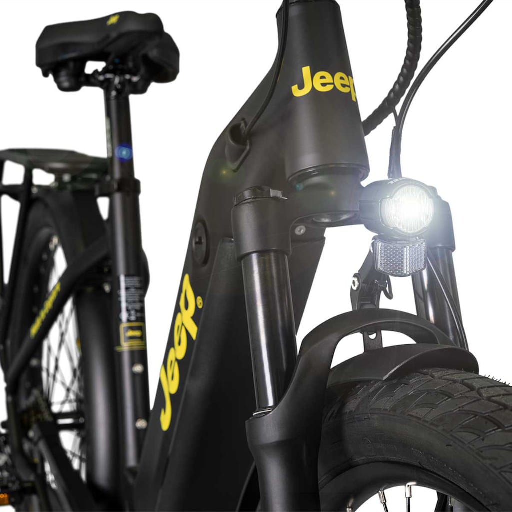 Jeep E-Bikes E-Bike »ULM 7000«, 7 Gang, Shimano, Mittelmotor 250 W