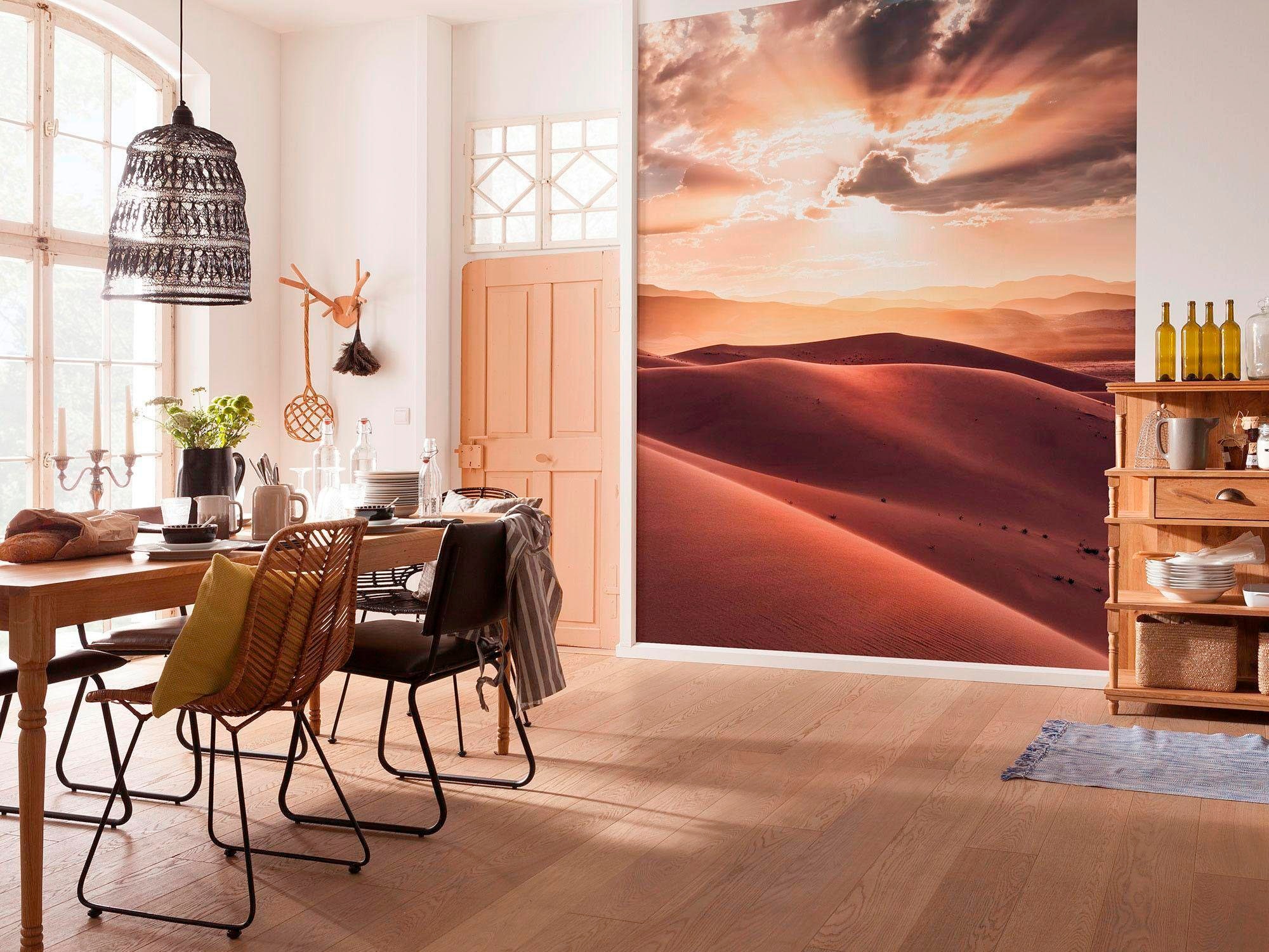 Komar Vliestapete »Digitaldruck Vlies - God Rays - Größe 200 x 250 cm«, bedruckt, Wohnzimmer, Schlafzimmer