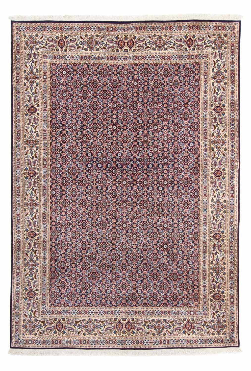 morgenland Wollteppich »Moud Stark Gemustert Beige 198 x 150 cm«, rechtecki günstig online kaufen