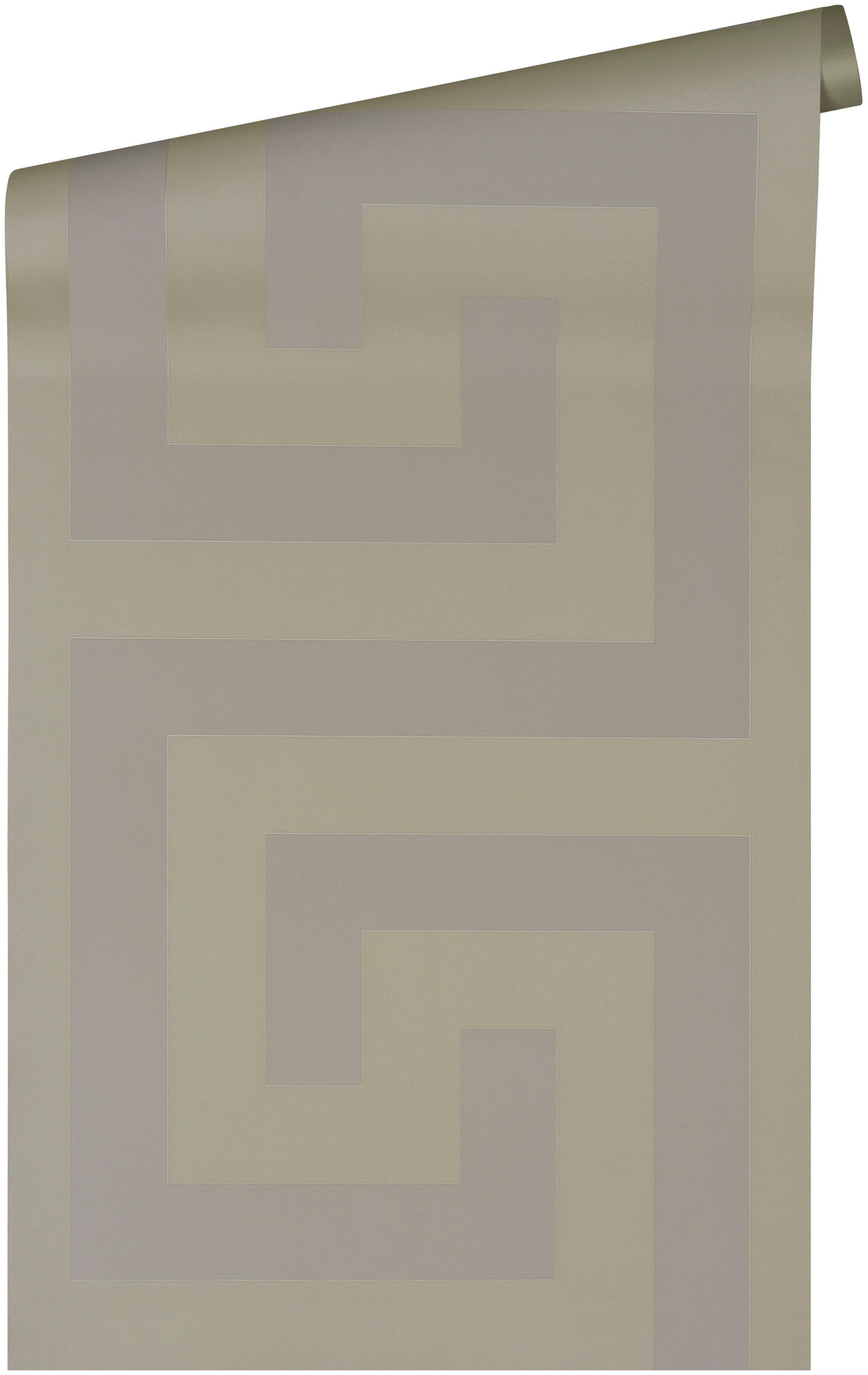 Versace Vliestapete »Wallpaper Versace 5 Mäander«, glänzend-metallic-Metall-Effekte, Designertapete Tapeten Wohnzimmer Schlafzimmer Küche Flur Design Optik