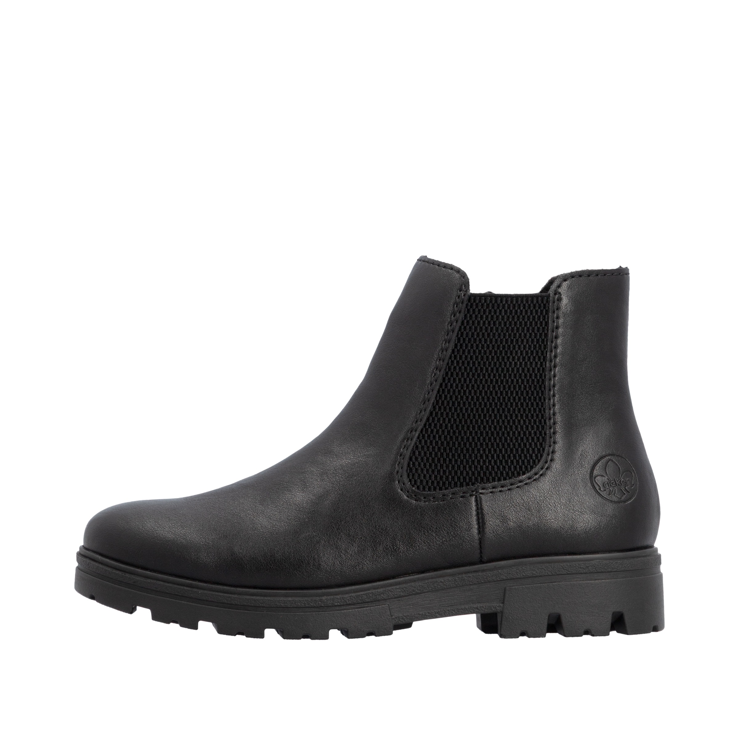 Rieker Chelseaboots  Blockabsatz, Stiefelette mit praktischem Innenreißvreschluss