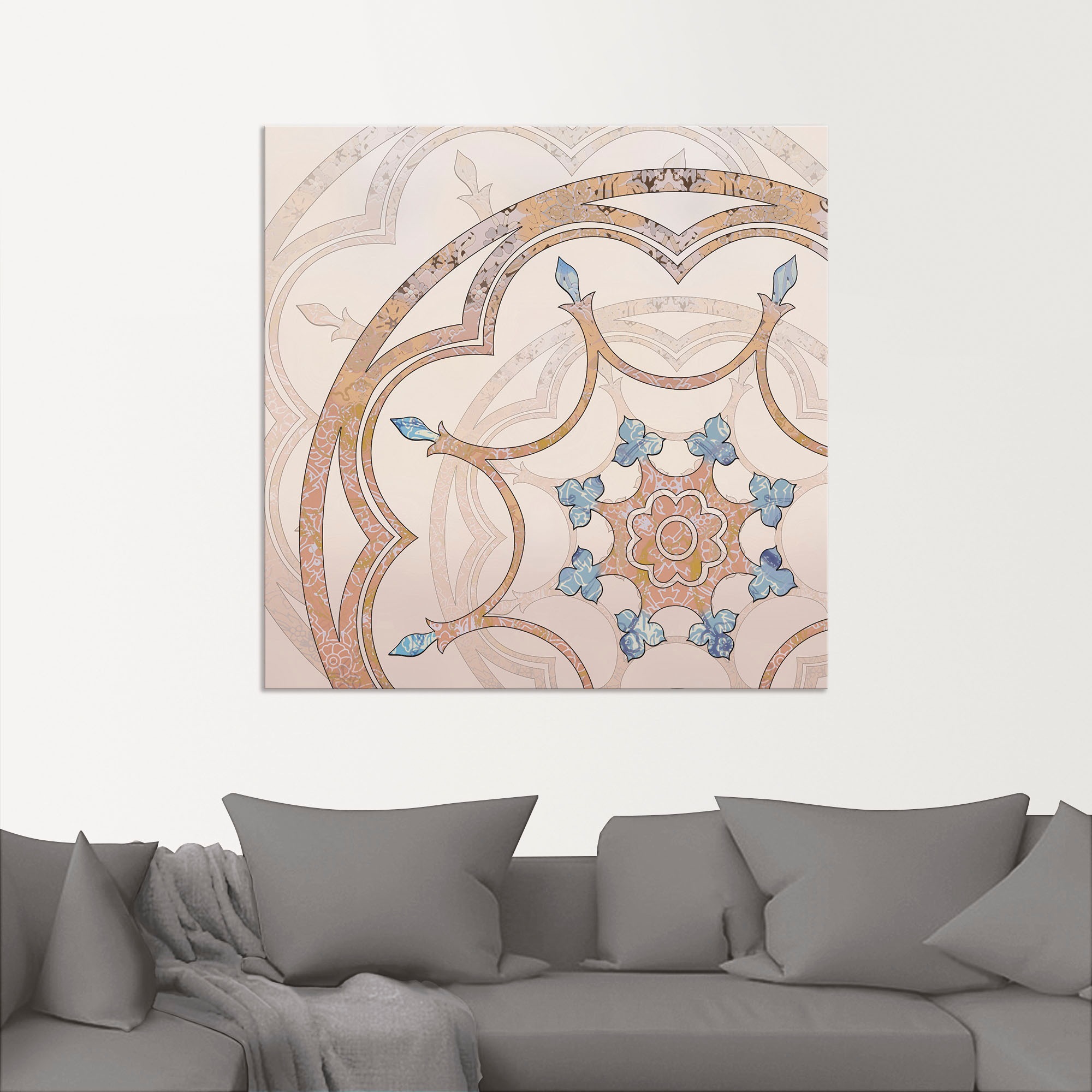 Artland Wandbild »Boho Mandala« Muster 1 Stk. tlg. für Innen- und Außenbereich geeignet, Outdoorbild