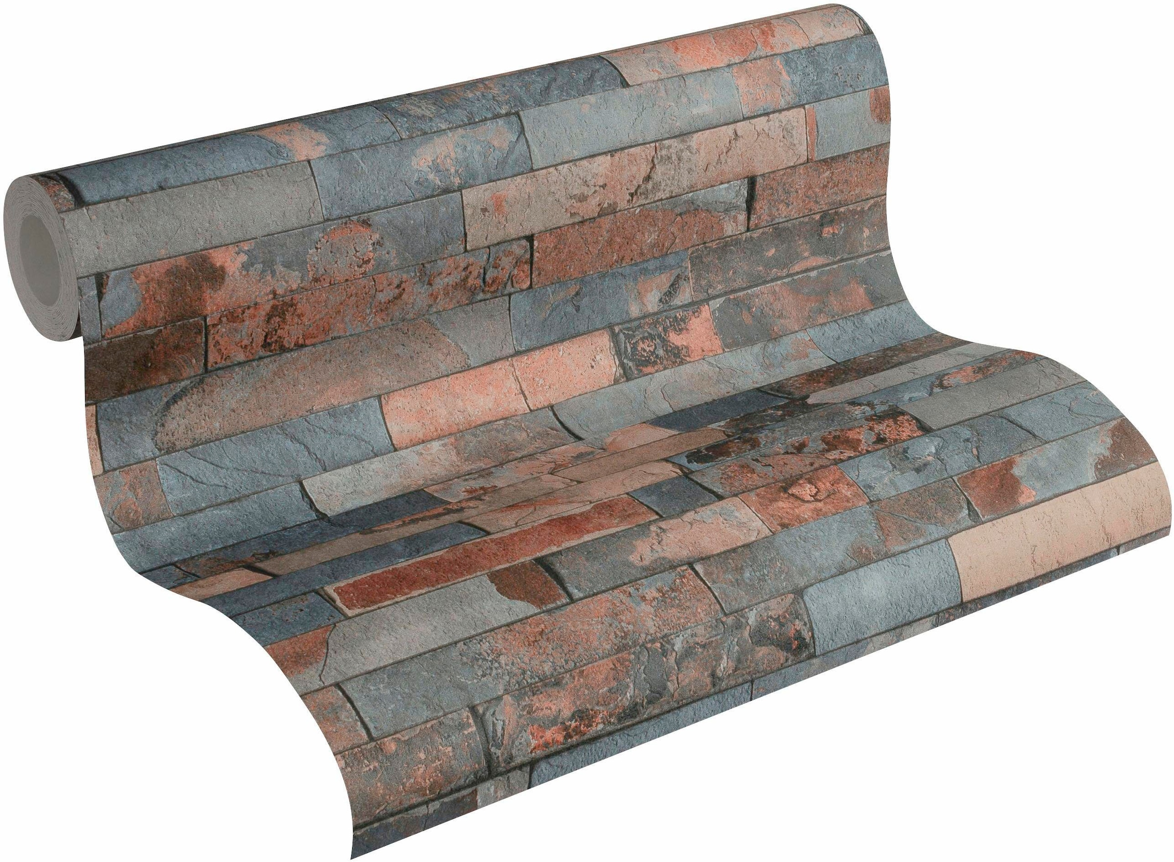 living walls Vliestapete »Best of Wood`n Stone 2nd Edition«, Steinoptik, Tapete Stein