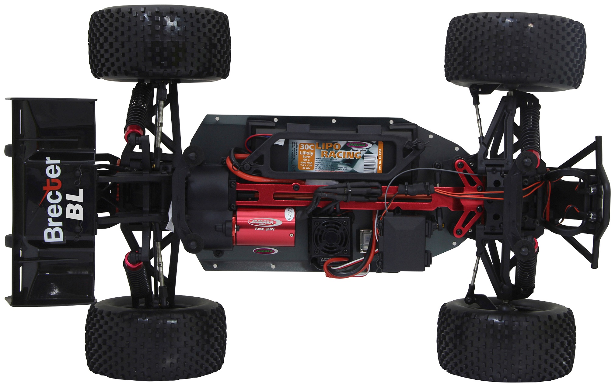 Jamara RC-Monstertruck »Brecter Truggy BL 4WD«, 1:10, 2,4 GHz, mit LED