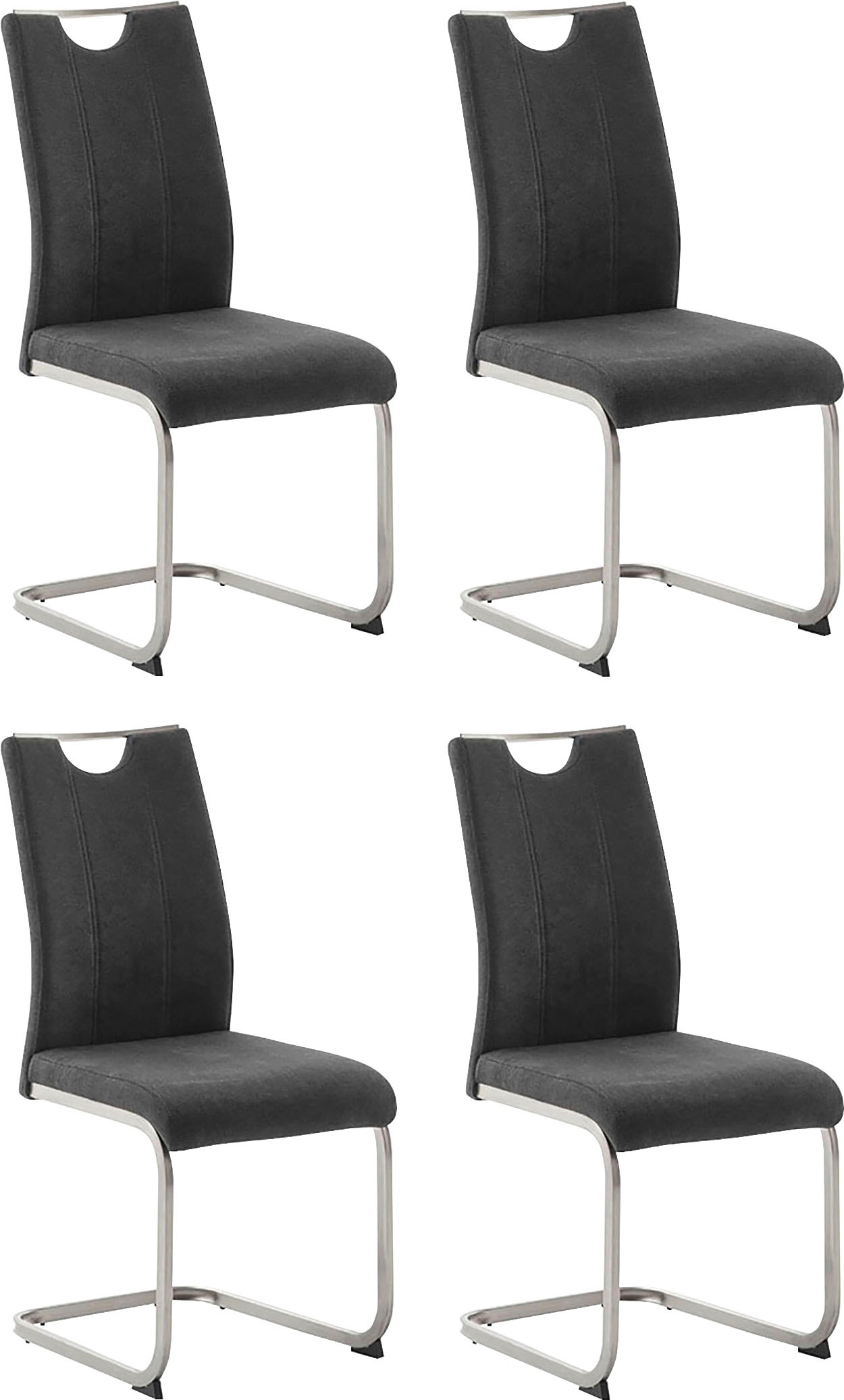MCA furniture Freischwinger »MCA TERESINA Schwingstuhl mit Griffloch«, Fein günstig online kaufen