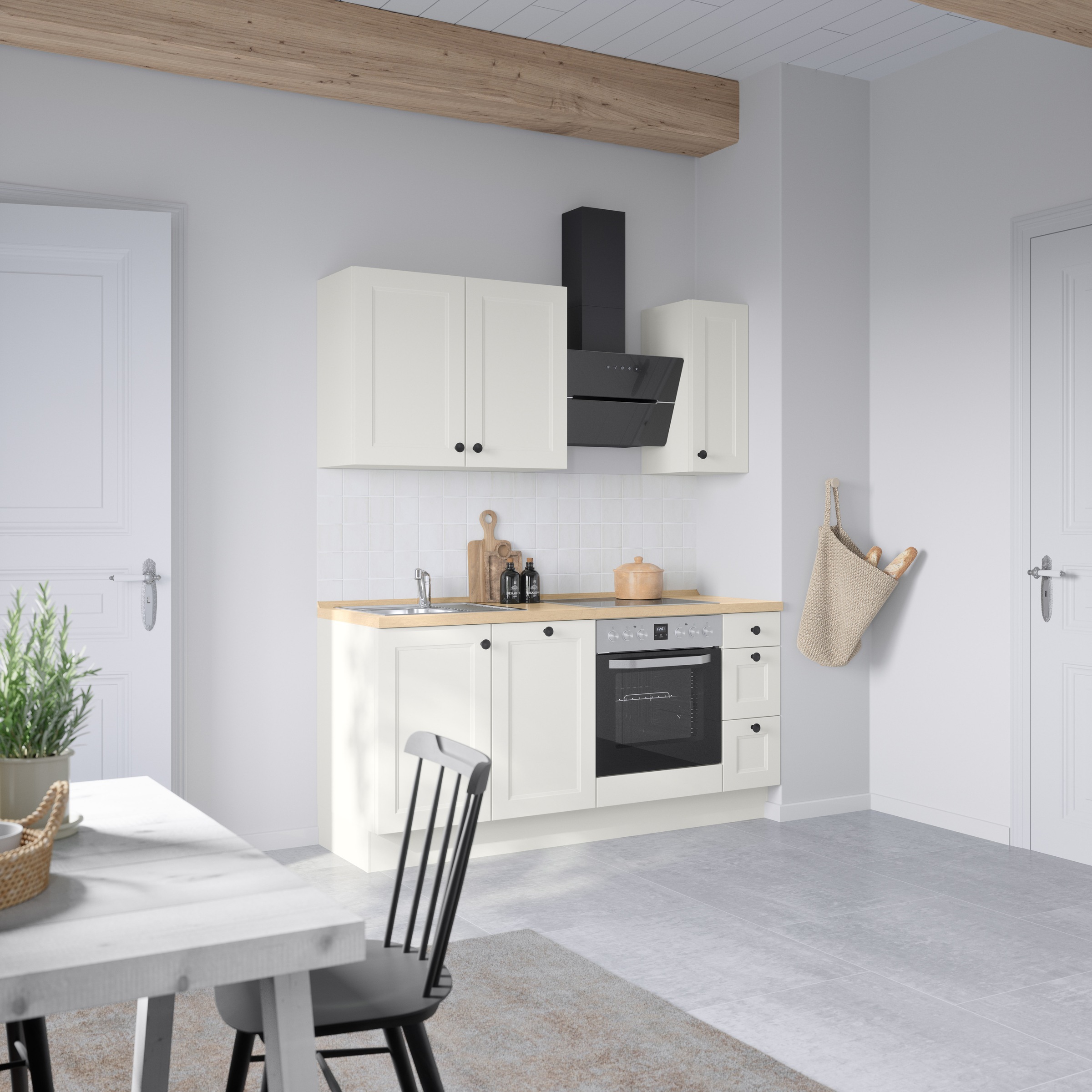 nobilia® Küchenzeile »"Cascada II"«, vormontiert, Ausrichtung wählbar, Breite 180 cm, wahlw. mit E-Geräten