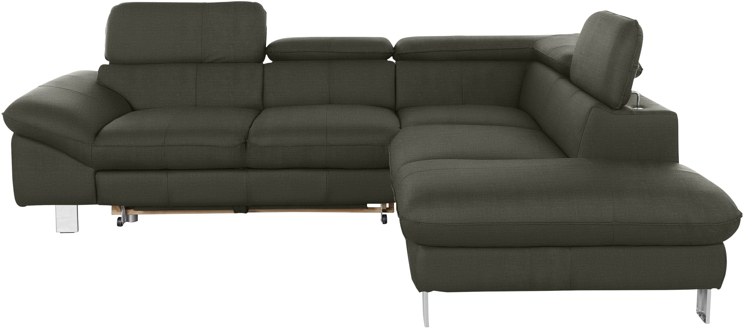 COTTA Ecksofa »Driver L-Form«, mit Kopfteilverstellung, wahlweise mit Bettfunktion & Bettkasten