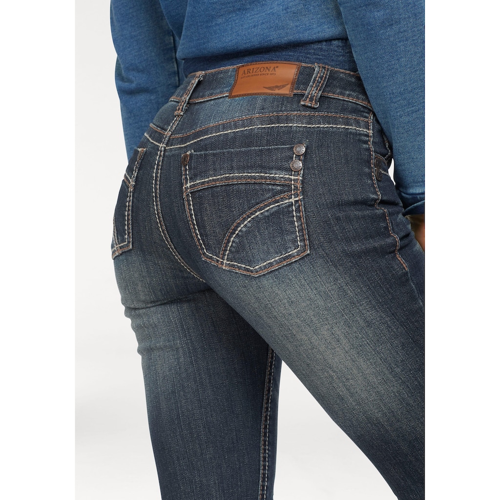 Arizona Gerade Jeans »Kontrastnähte«