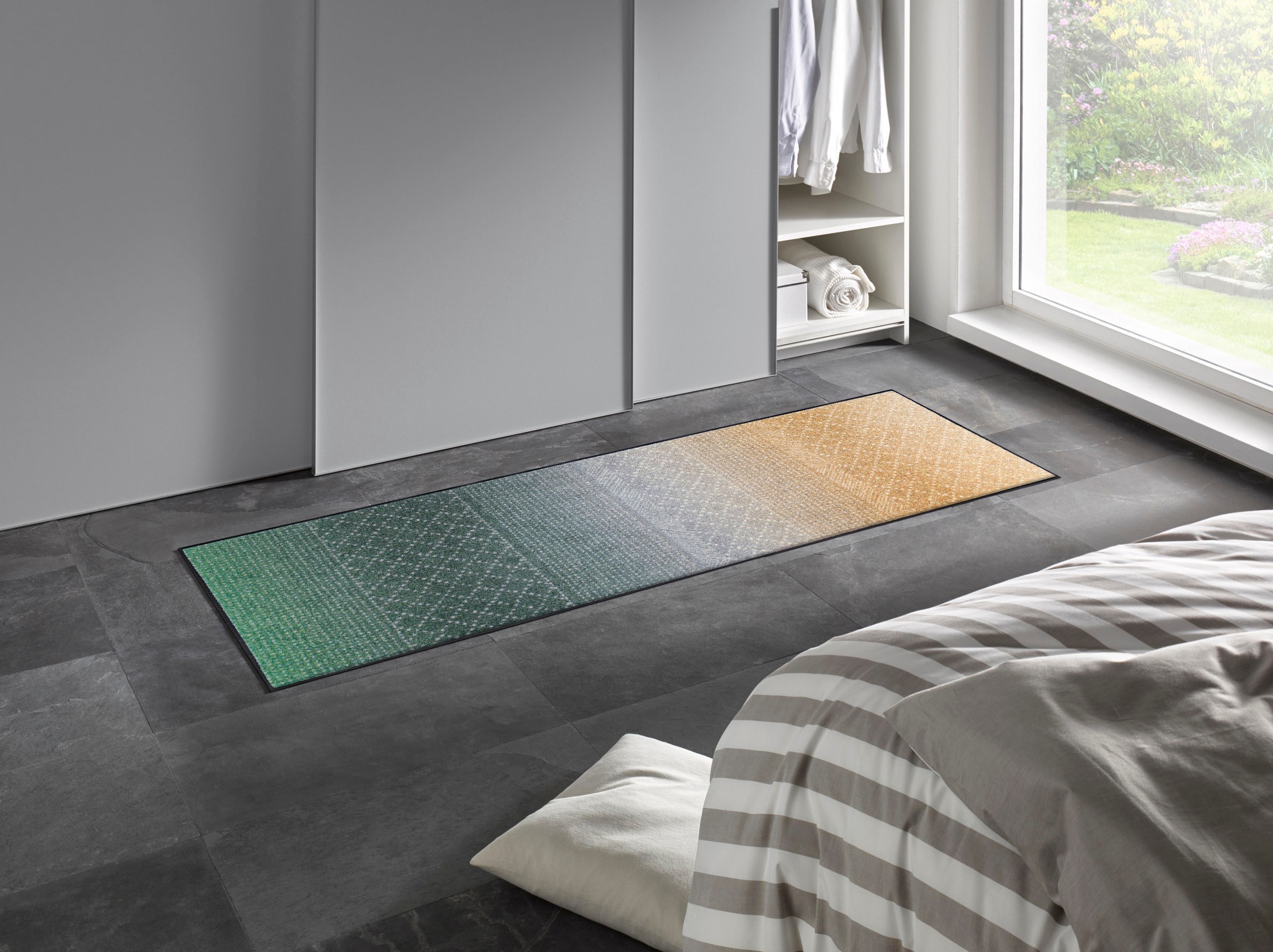 wash+dry by Kleen-Tex Läufer »Green Desert«, rechteckig, 7 mm Höhe günstig online kaufen