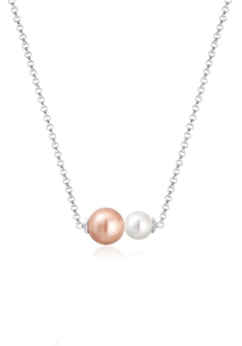Elli Perlenkette »Erbskette Synthetische Perlen 925 Silber« kaufen