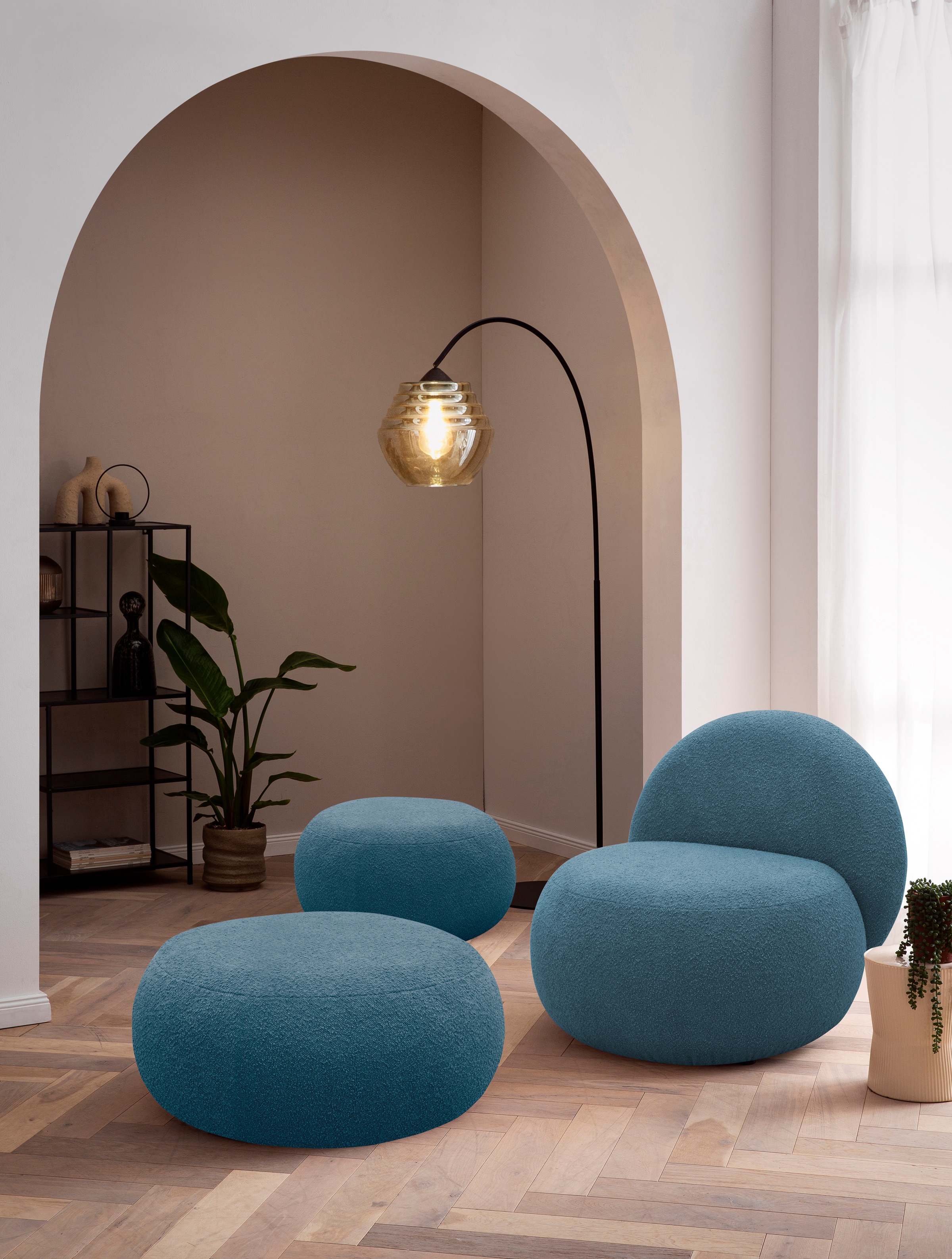 Home affaire Polsterhocker »Mithras I Lieferzeit nur 2 Wochen, passend zum günstig online kaufen