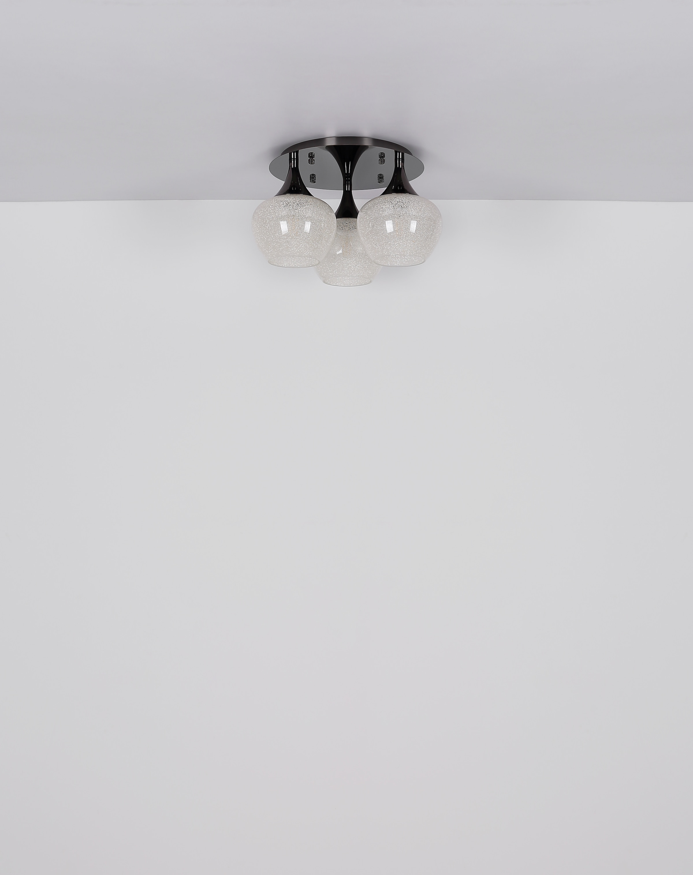 GLOBO LIGHTING Deckenleuchte »MAXY«, Leuchtmittel E27 | ohne Leuchtmittel, Deckenlampe/Glas klar/Acrylkristalle/Wohnzimmer/Esszimmer/elegant
