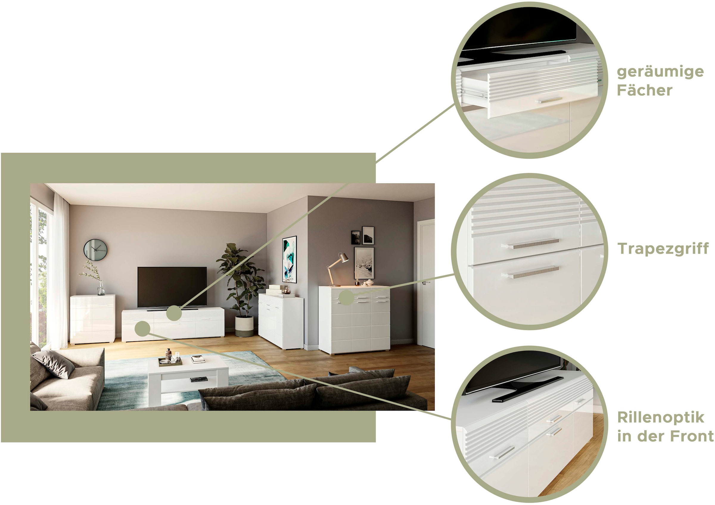 INOSIGN Highboard »Malmö«