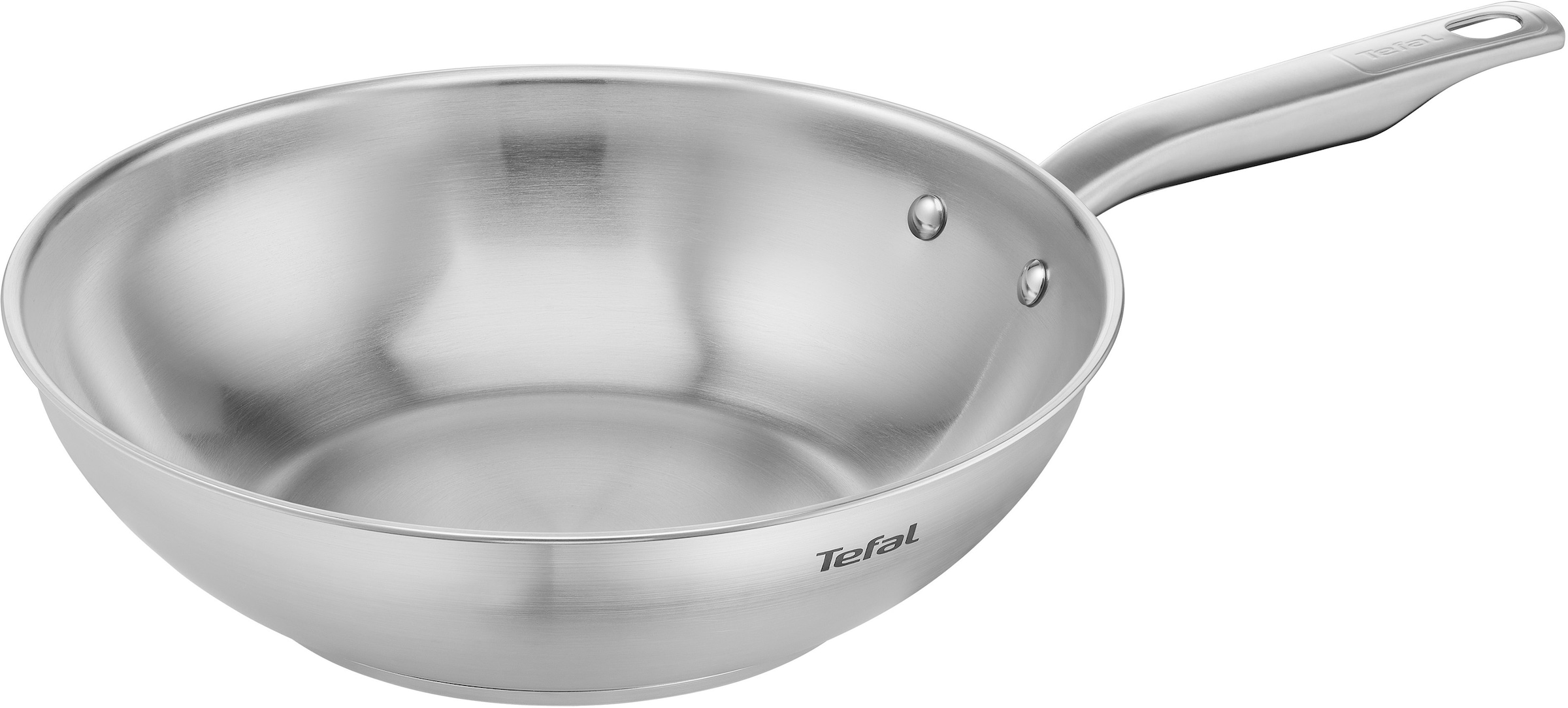 Tefal Wok »Wokpfanne Virtuoso Induktion 28 cm«, Edelstahl, (1 tlg.), hochwe günstig online kaufen